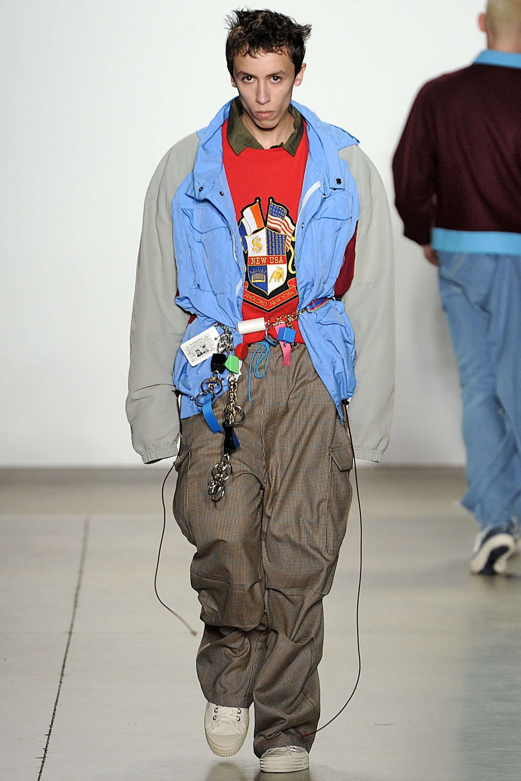 Fashion Week New York Fall/Winter 2019 look 21 from the Landlord collection menswear