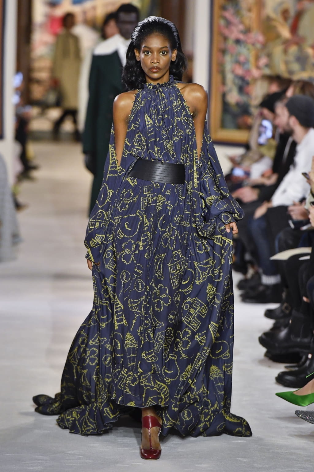 Fashion Week Paris Fall/Winter 2020 look 13 from the Lanvin collection 女装