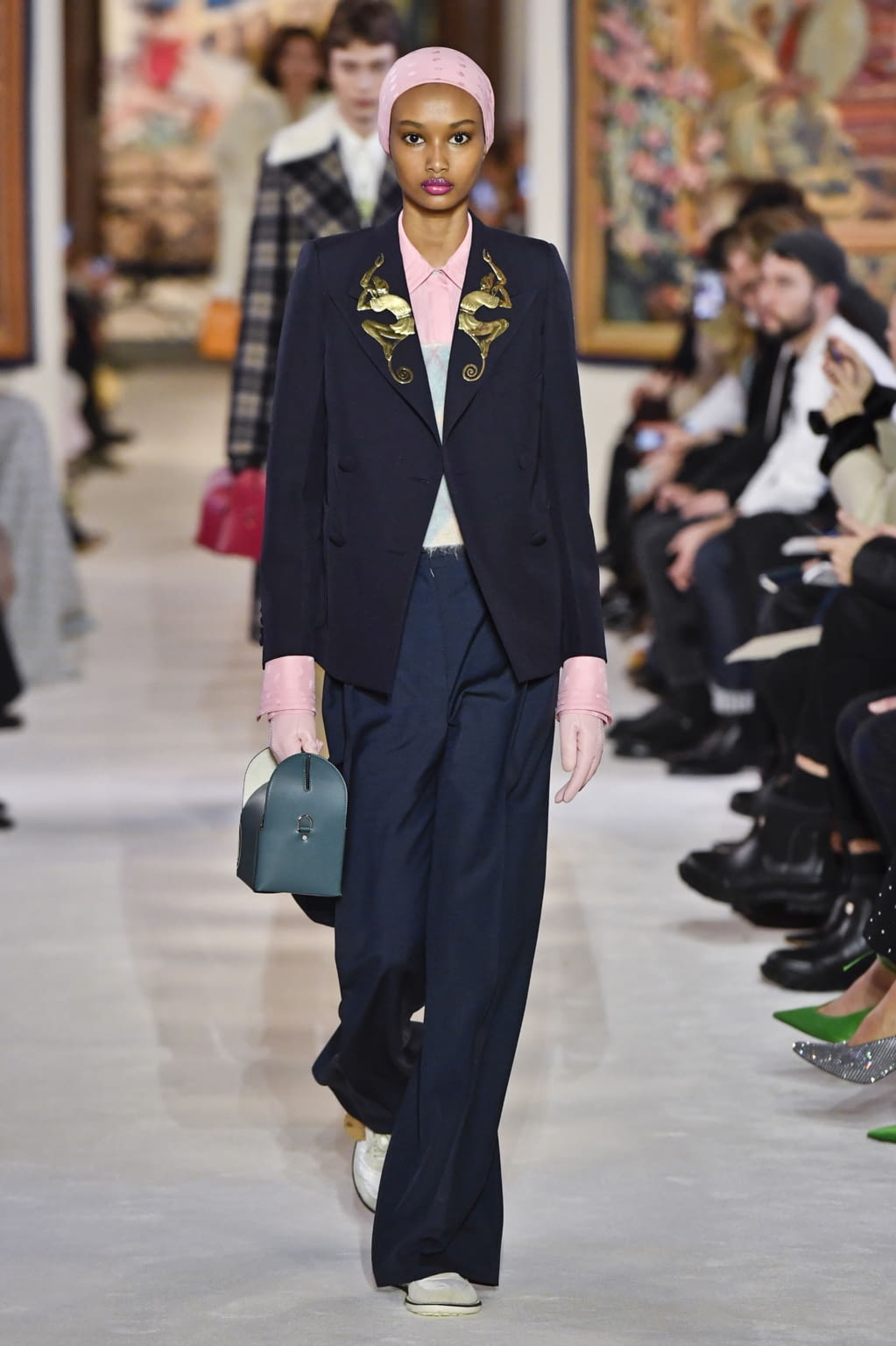 Fashion Week Paris Fall/Winter 2020 look 38 from the Lanvin collection 女装