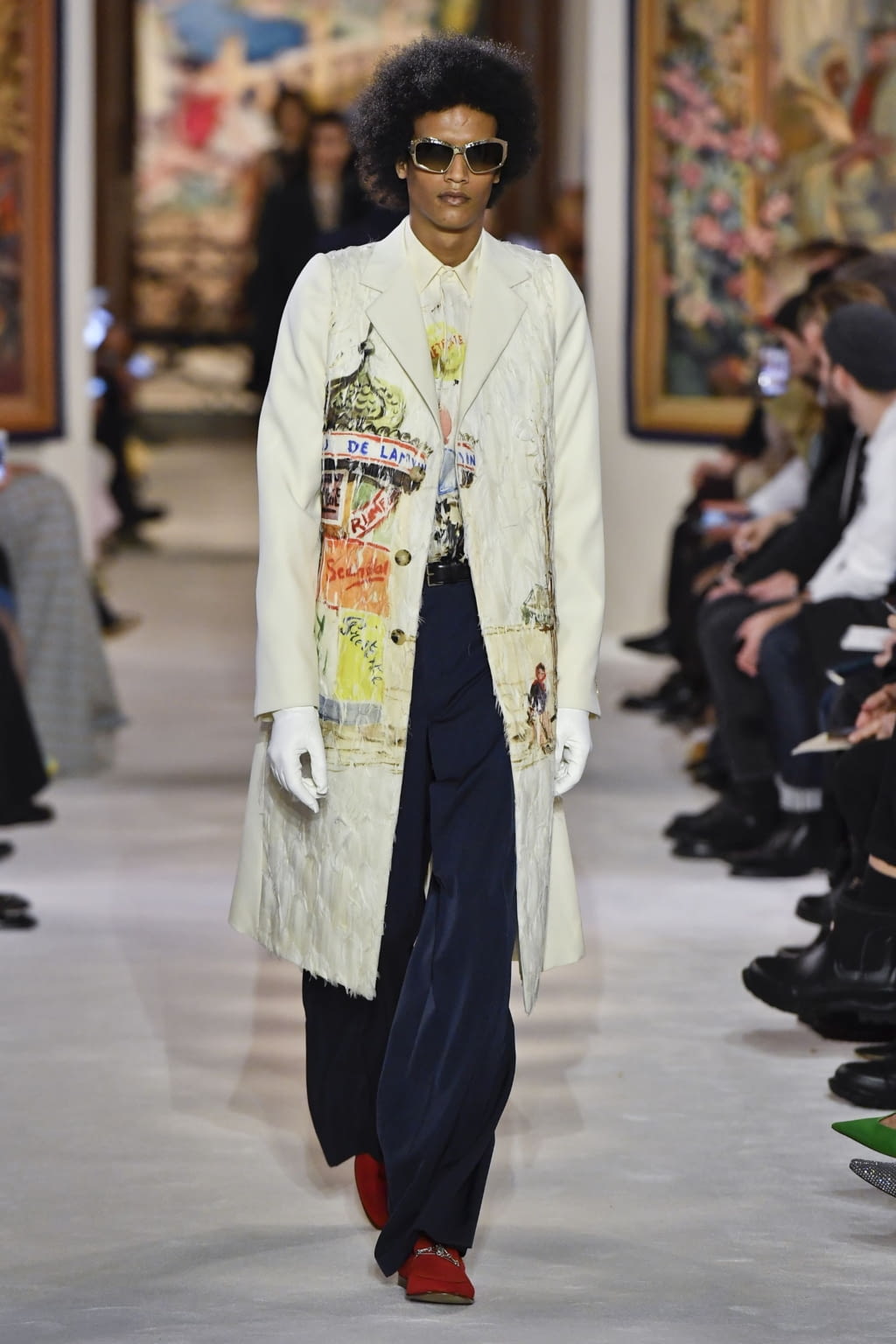 Fashion Week Paris Fall/Winter 2020 look 43 from the Lanvin collection 女装