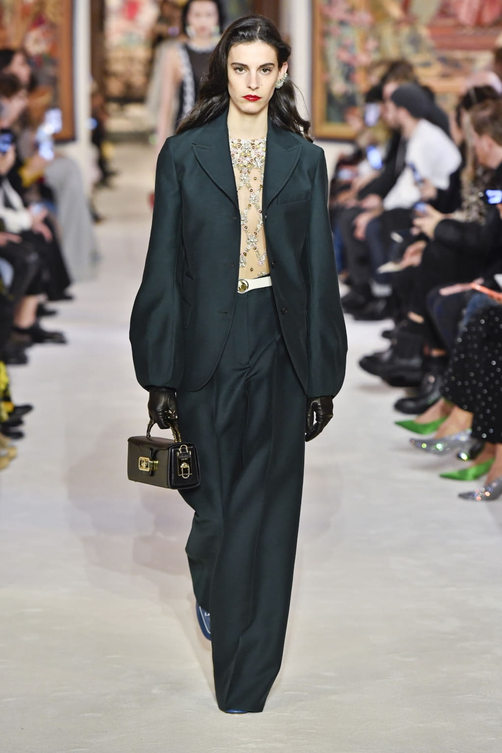 Fashion Week Paris Fall/Winter 2020 look 45 from the Lanvin collection womenswear
