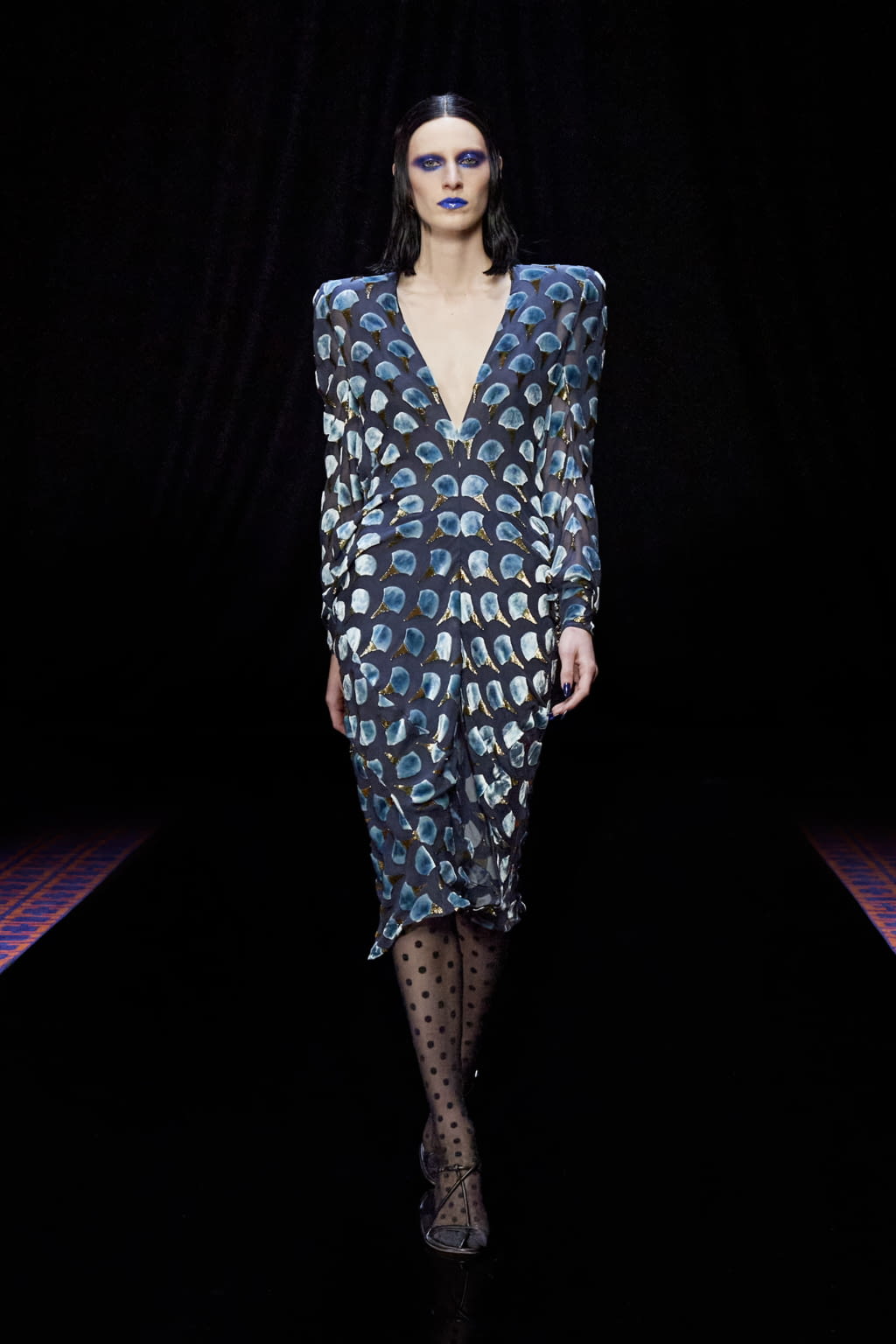 Fashion Week Paris Fall/Winter 2022 look 19 de la collection Lanvin womenswear