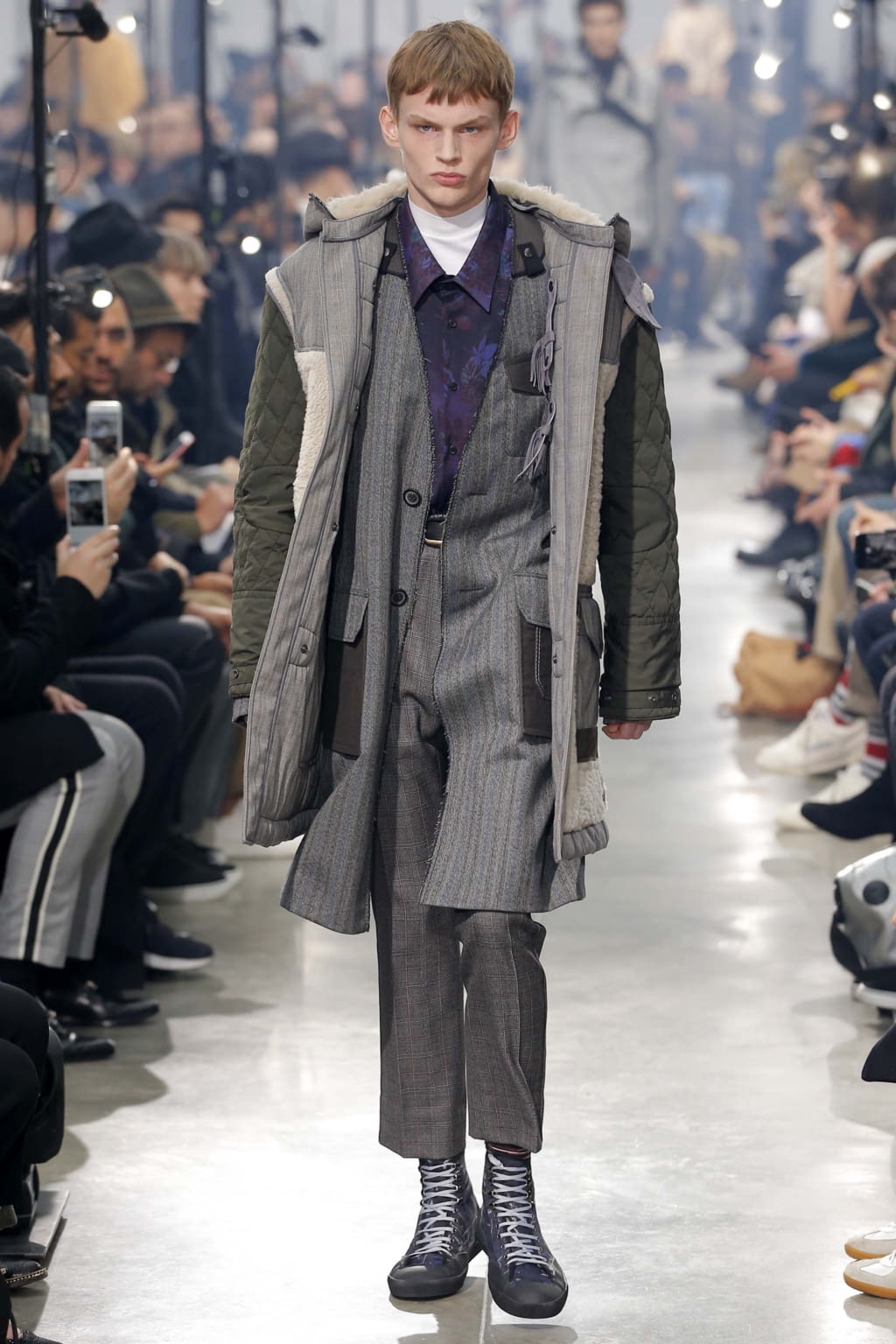 Fashion Week Paris Fall/Winter 2018 look 11 from the Lanvin collection menswear