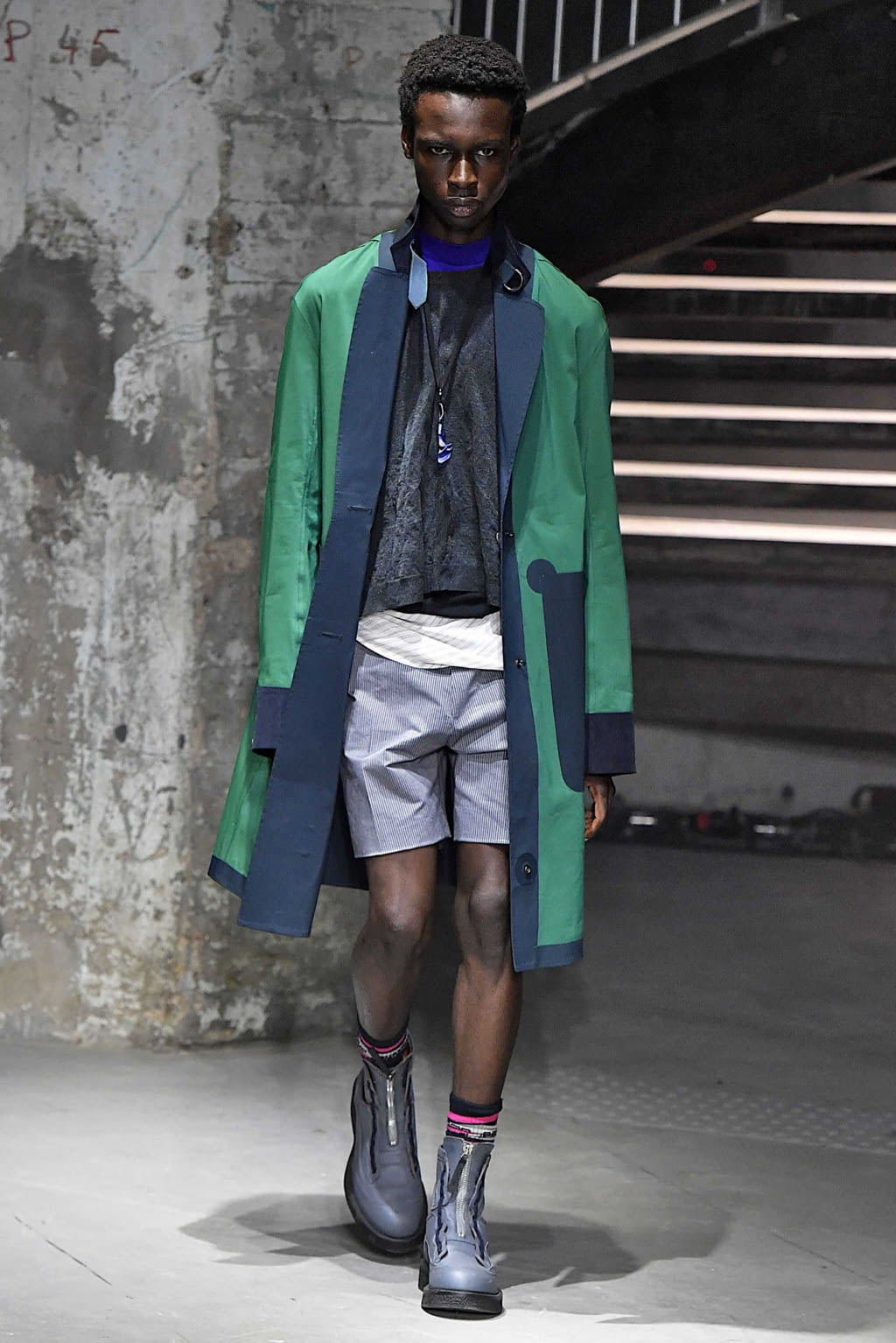 Fashion Week Paris Spring/Summer 2019 look 3 from the Lanvin collection menswear