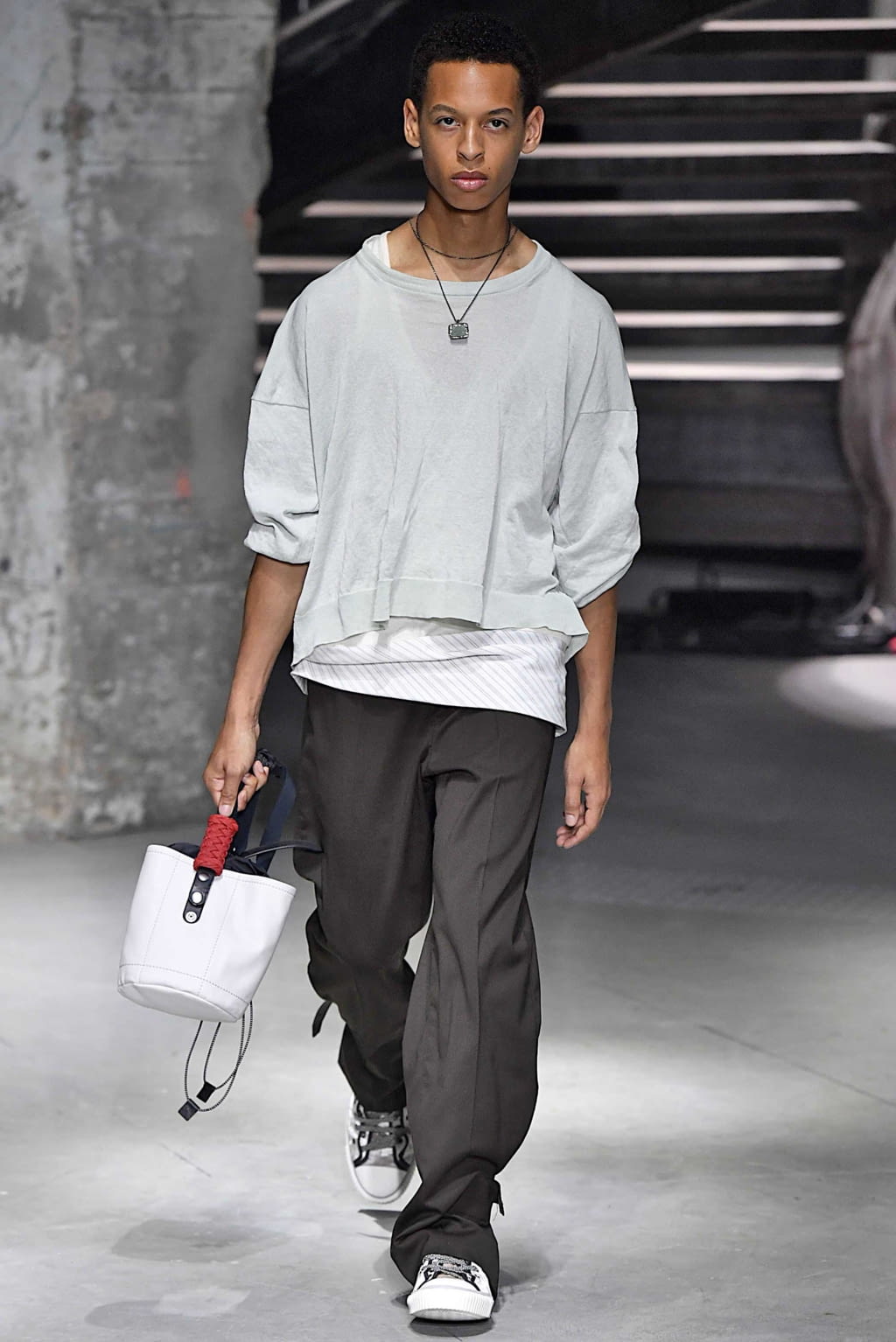 Fashion Week Paris Spring/Summer 2019 look 13 from the Lanvin collection menswear