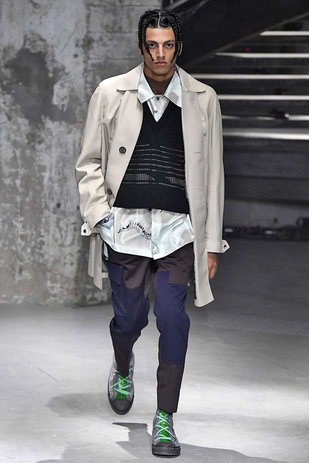Fashion Week Paris Spring/Summer 2019 look 37 from the Lanvin collection menswear