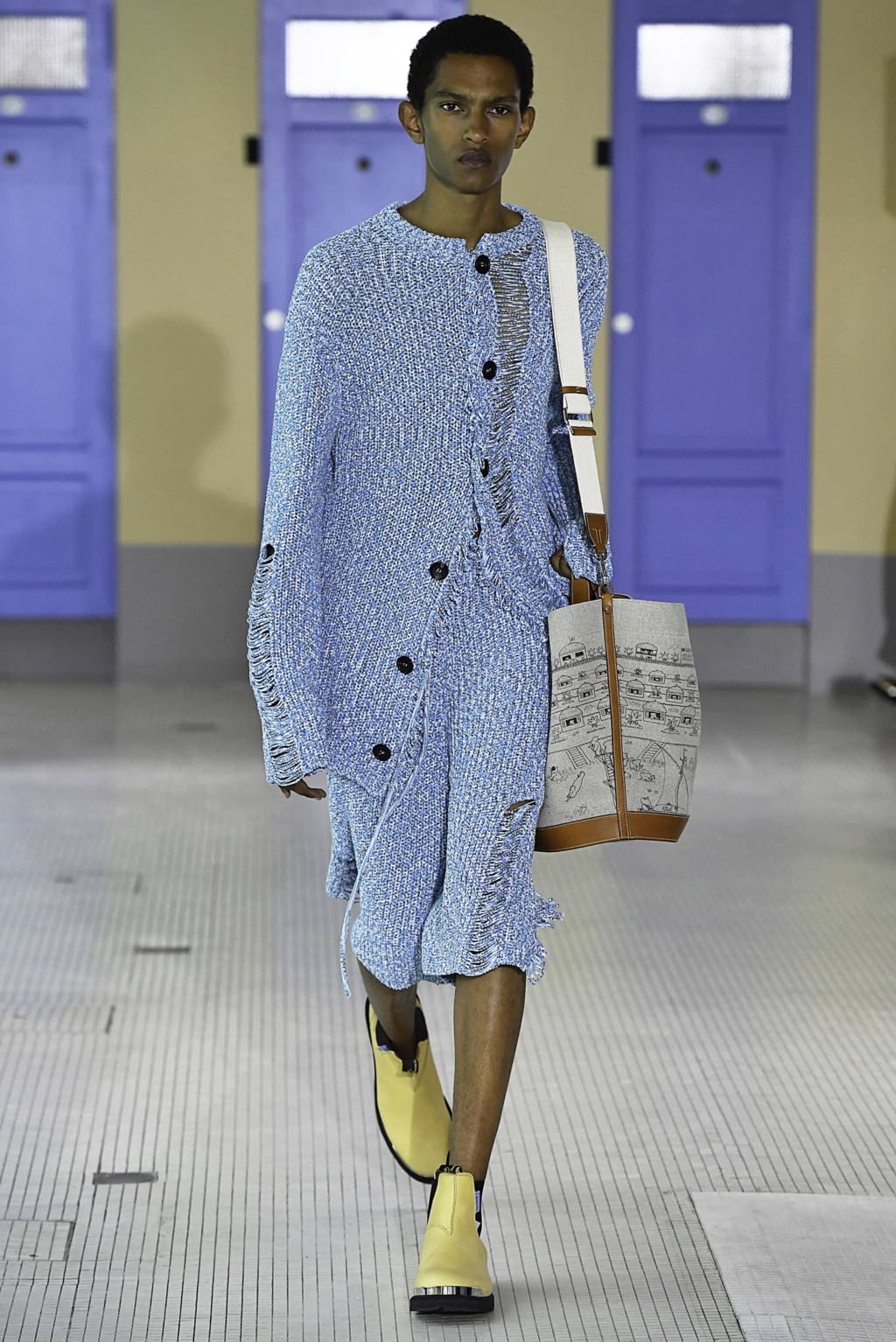 Fashion Week Paris Spring/Summer 2020 look 9 de la collection Lanvin menswear