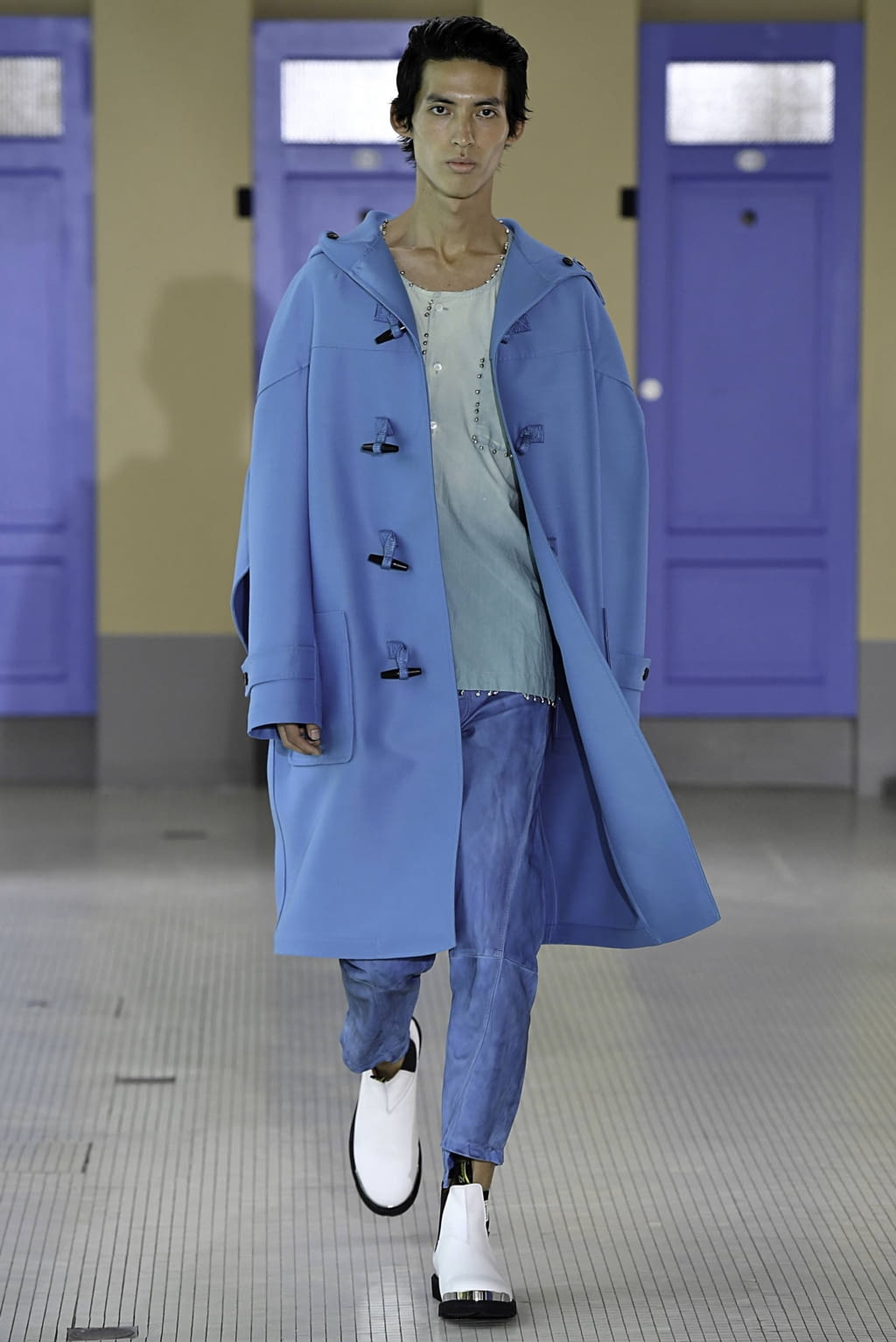 Fashion Week Paris Spring/Summer 2020 look 13 from the Lanvin collection 男装