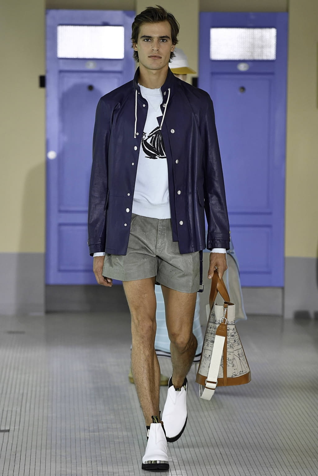 Fashion Week Paris Spring/Summer 2020 look 19 from the Lanvin collection 男装