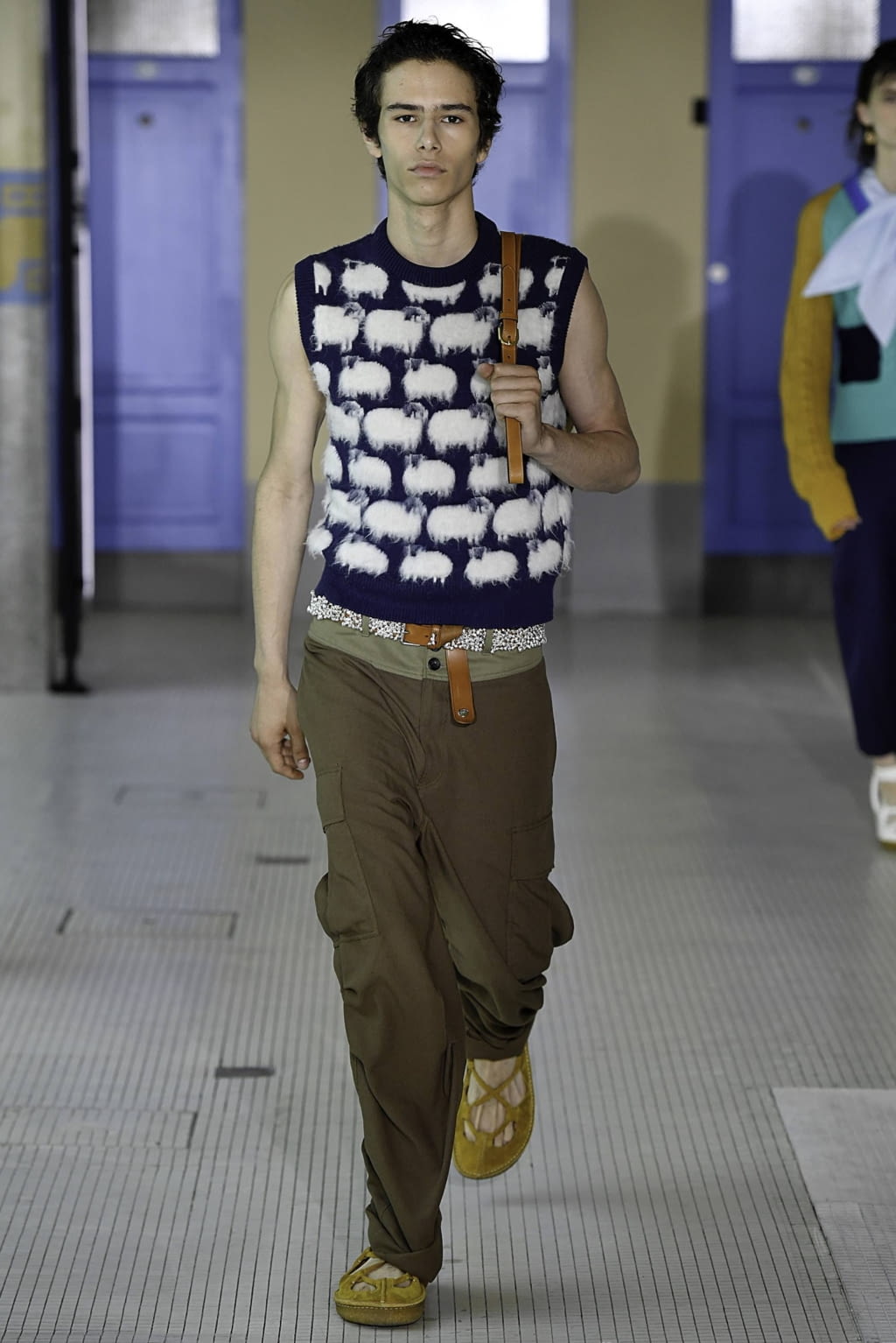 Fashion Week Paris Spring/Summer 2020 look 28 from the Lanvin collection 男装