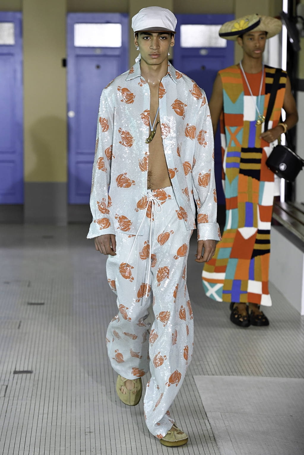 Fashion Week Paris Spring/Summer 2020 look 54 de la collection Lanvin menswear