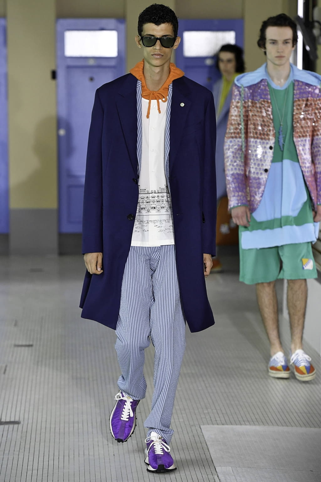 Fashion Week Paris Spring/Summer 2020 look 53 from the Lanvin collection menswear