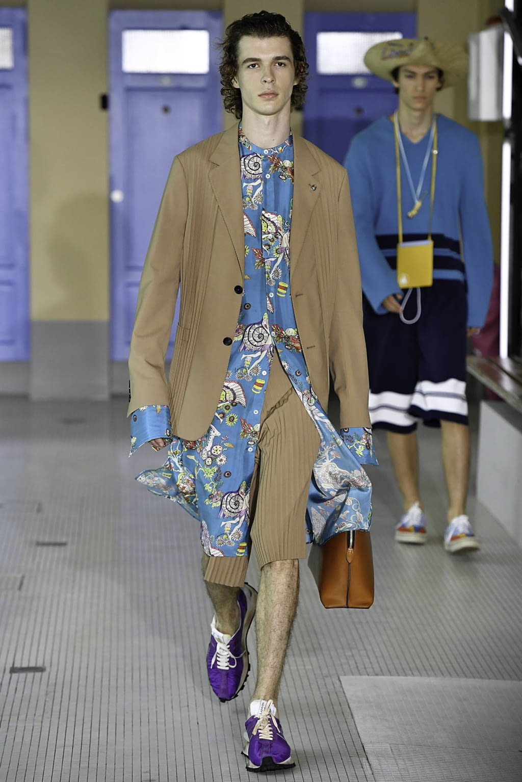 Fashion Week Paris Spring/Summer 2020 look 58 from the Lanvin collection 男装