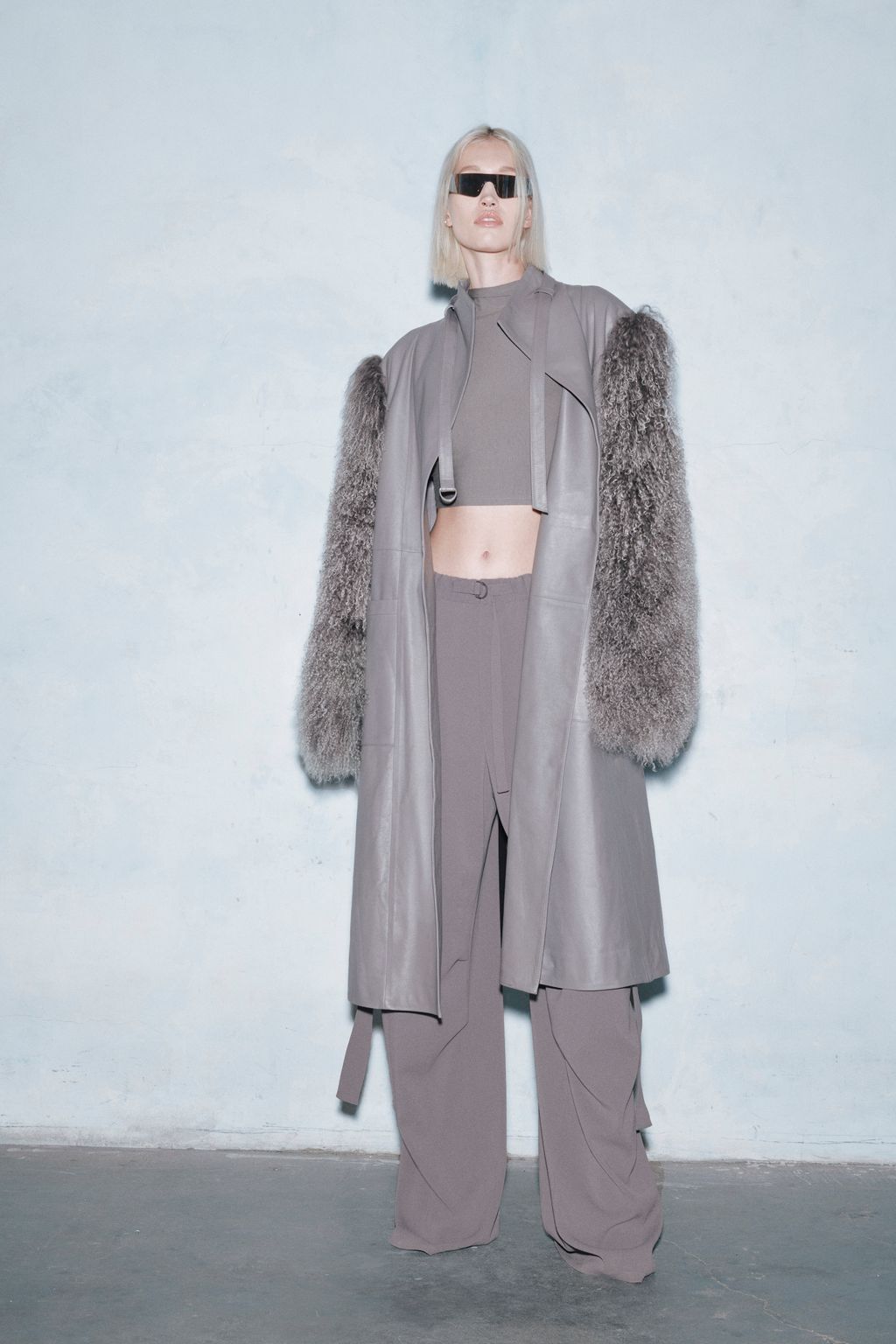 Fashion Week New York Fall/Winter 2023 look 1 de la collection LaPointe womenswear