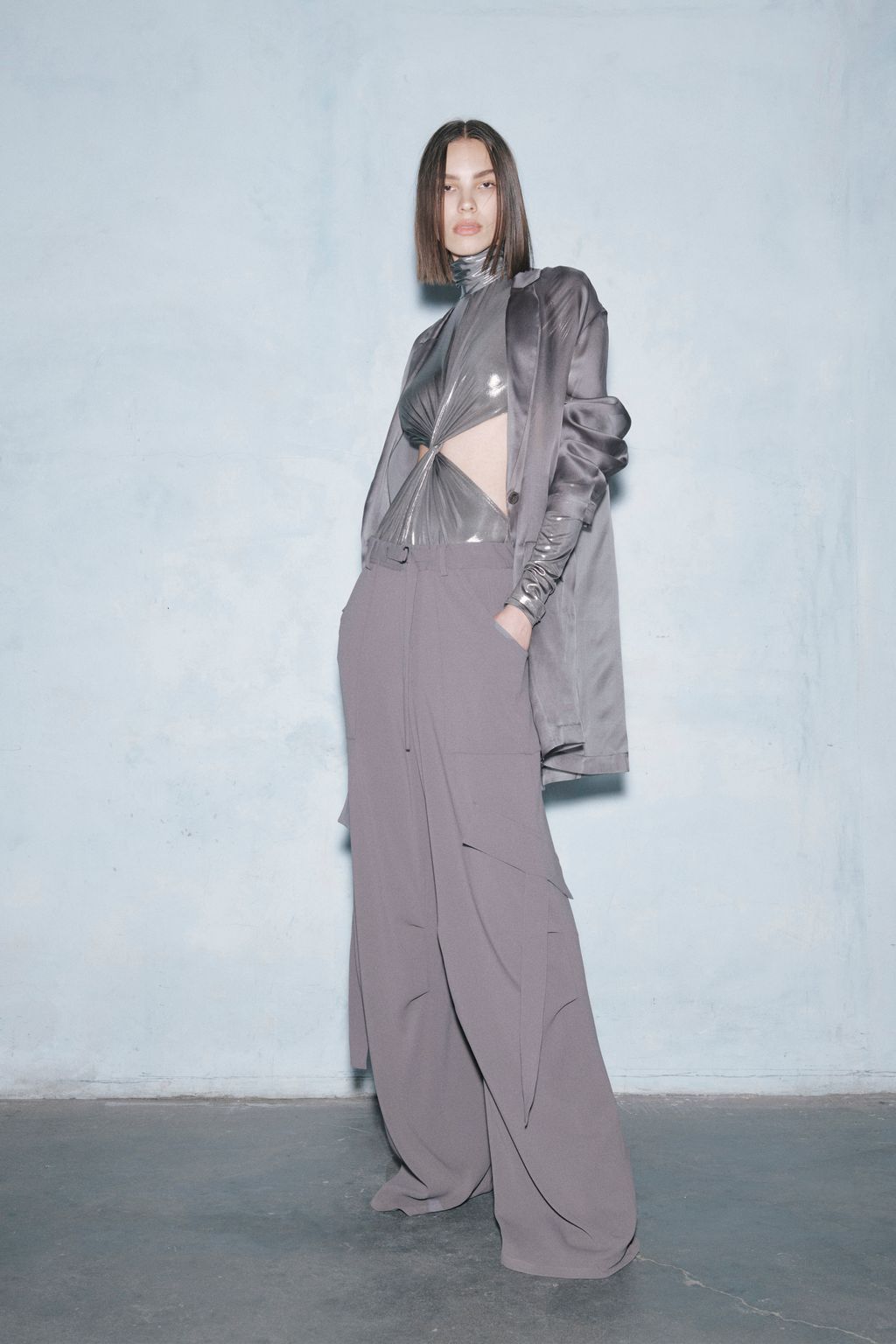Fashion Week New York Fall/Winter 2023 look 5 de la collection LaPointe womenswear