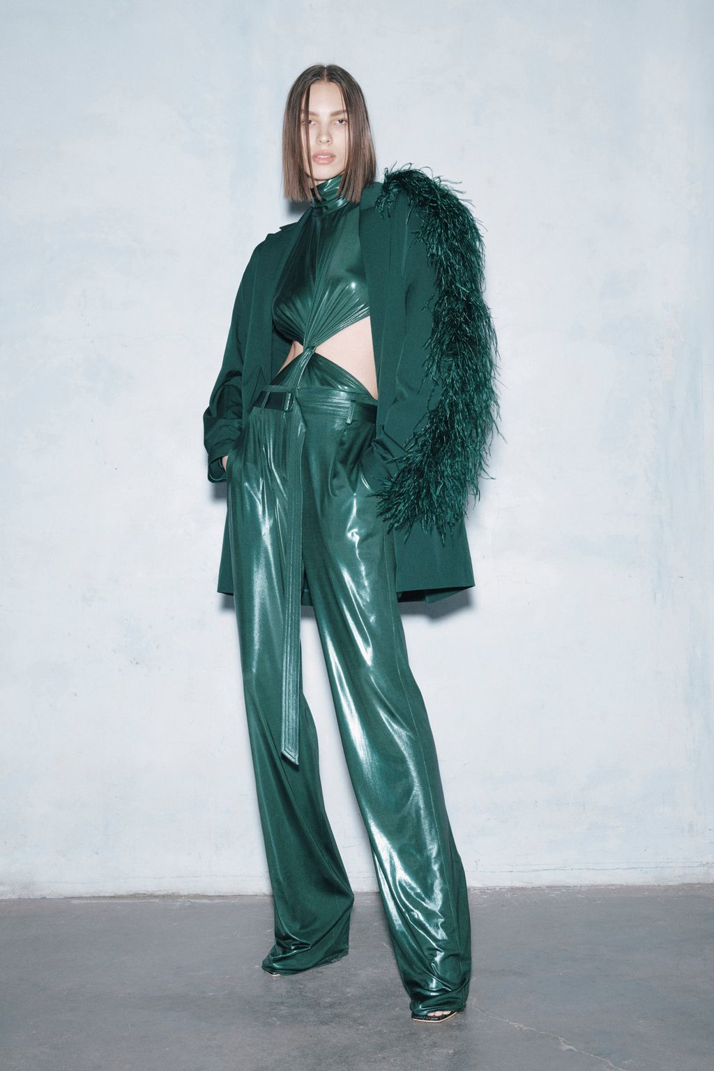 Fashion Week New York Fall/Winter 2023 look 7 de la collection LaPointe womenswear