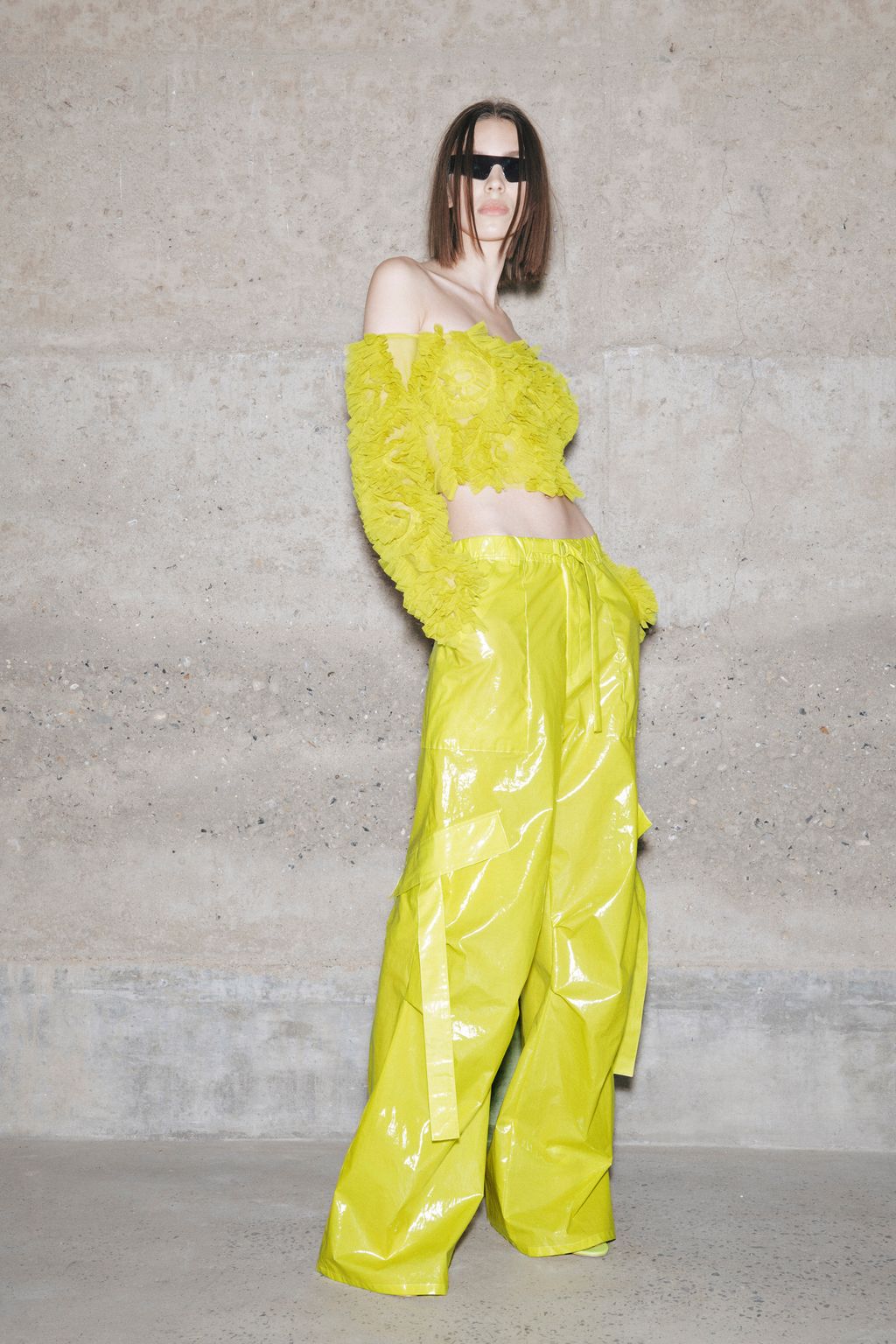 Fashion Week New York Fall/Winter 2023 look 18 de la collection LaPointe womenswear