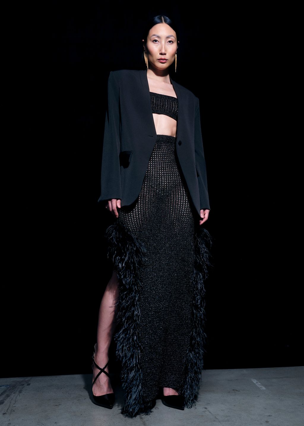 Fashion Week New York Resort 2025 look 39 from the LaPointe collection womenswear