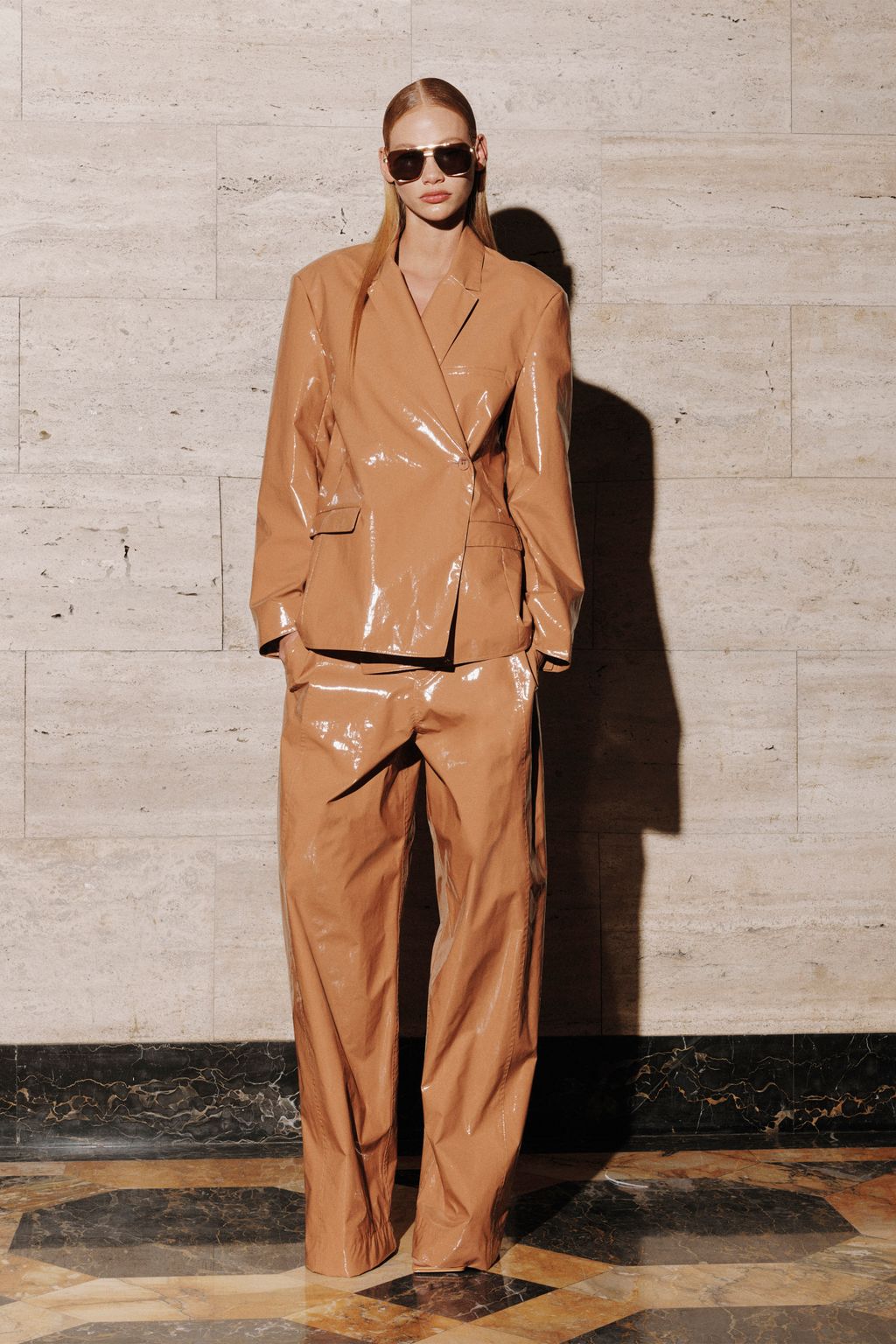 Fashion Week New York Pre-Fall 2023 look 1 from the LaPointe collection womenswear