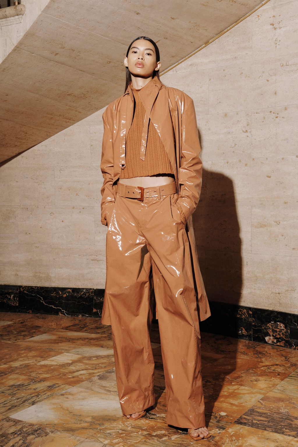 Fashion Week New York Pre-Fall 2023 look 3 from the LaPointe collection womenswear