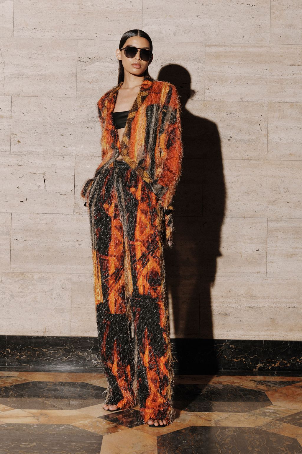 Fashion Week New York Pre-Fall 2023 look 5 from the LaPointe collection womenswear