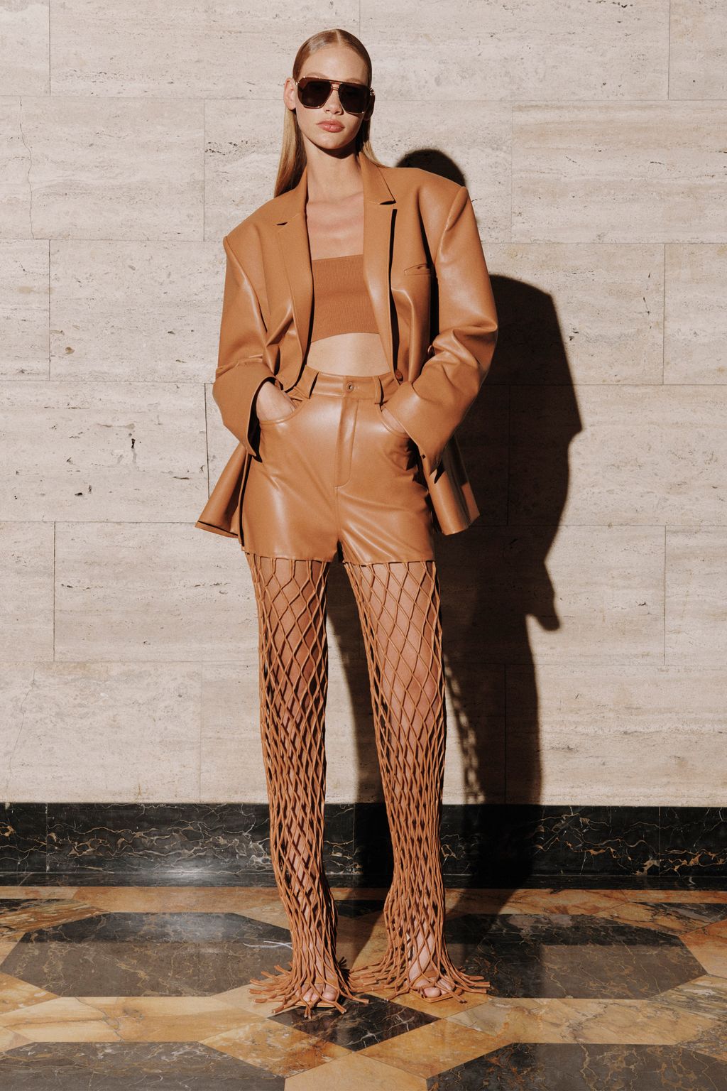 Fashion Week New York Pre-Fall 2023 look 8 from the LaPointe collection womenswear