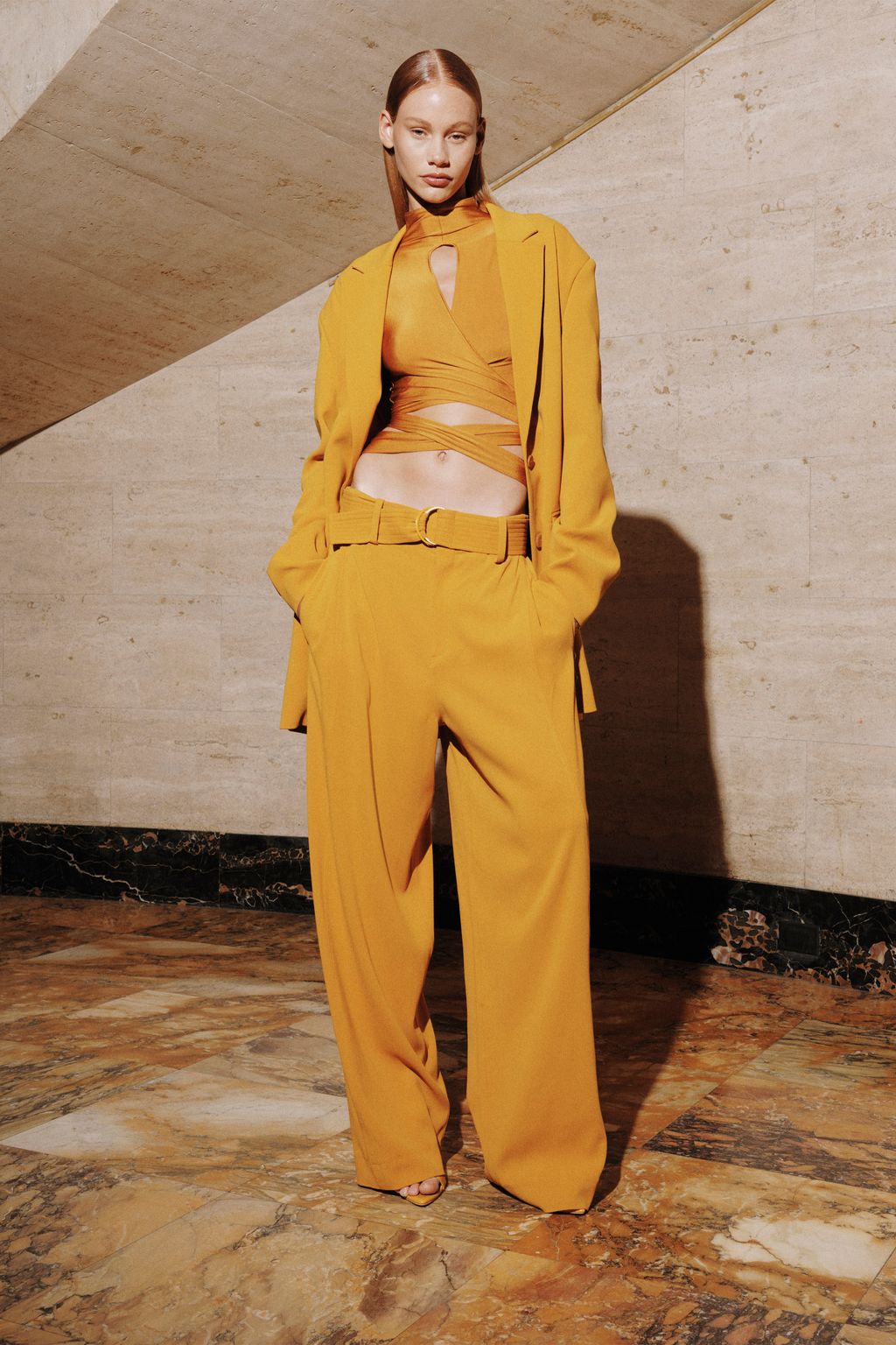 Fashion Week New York Pre-Fall 2023 look 9 from the LaPointe collection womenswear