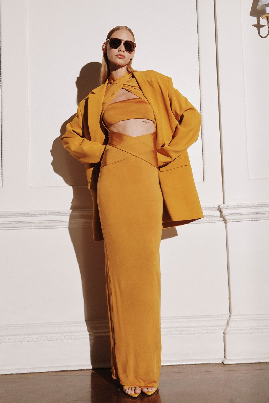 Fashion Week New York Pre-Fall 2023 look 12 from the LaPointe collection 女装