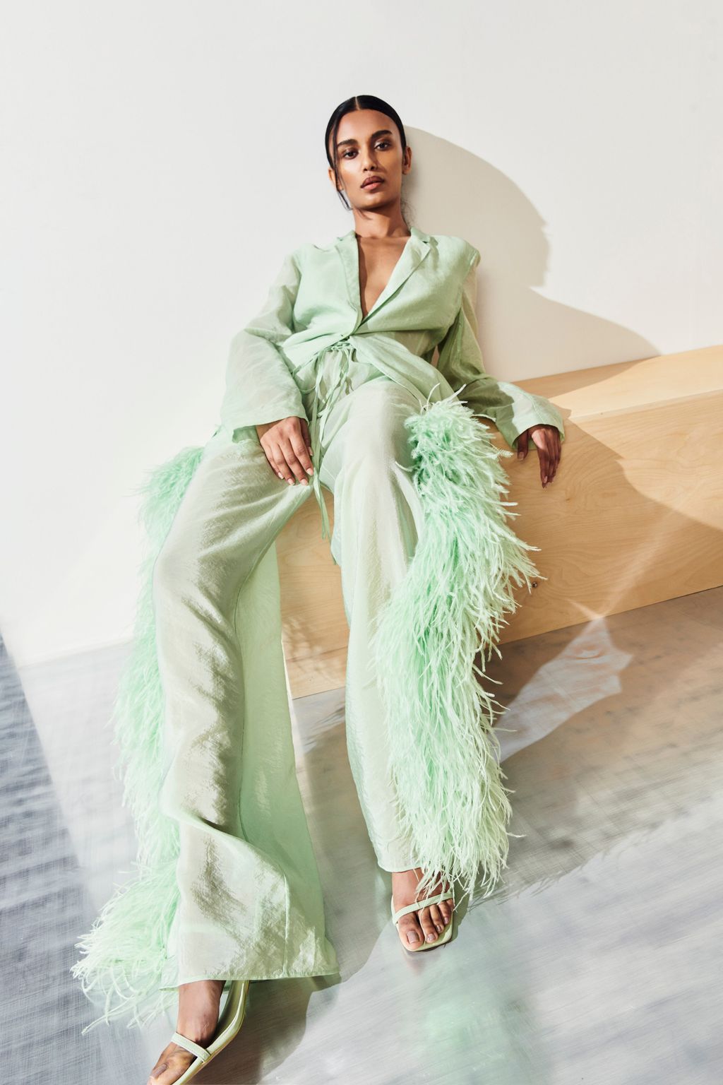 Fashion Week New York Resort 2023 look 19 de la collection LaPointe womenswear