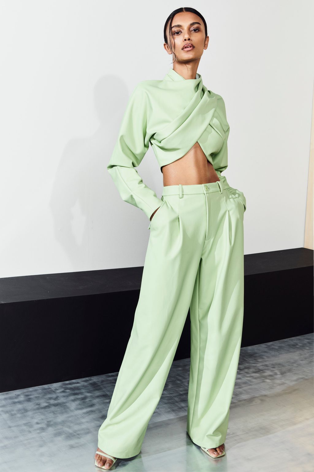 Fashion Week New York Resort 2023 look 22 de la collection LaPointe womenswear