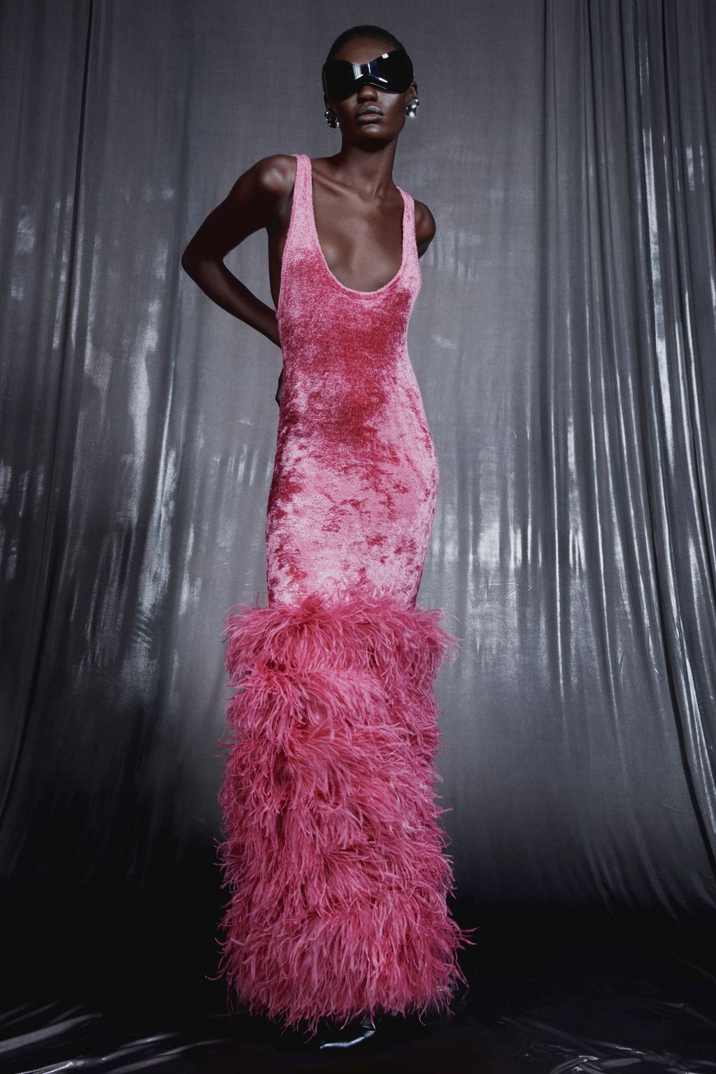 Fashion Week New York Resort 2024 look 1 de la collection LaPointe womenswear