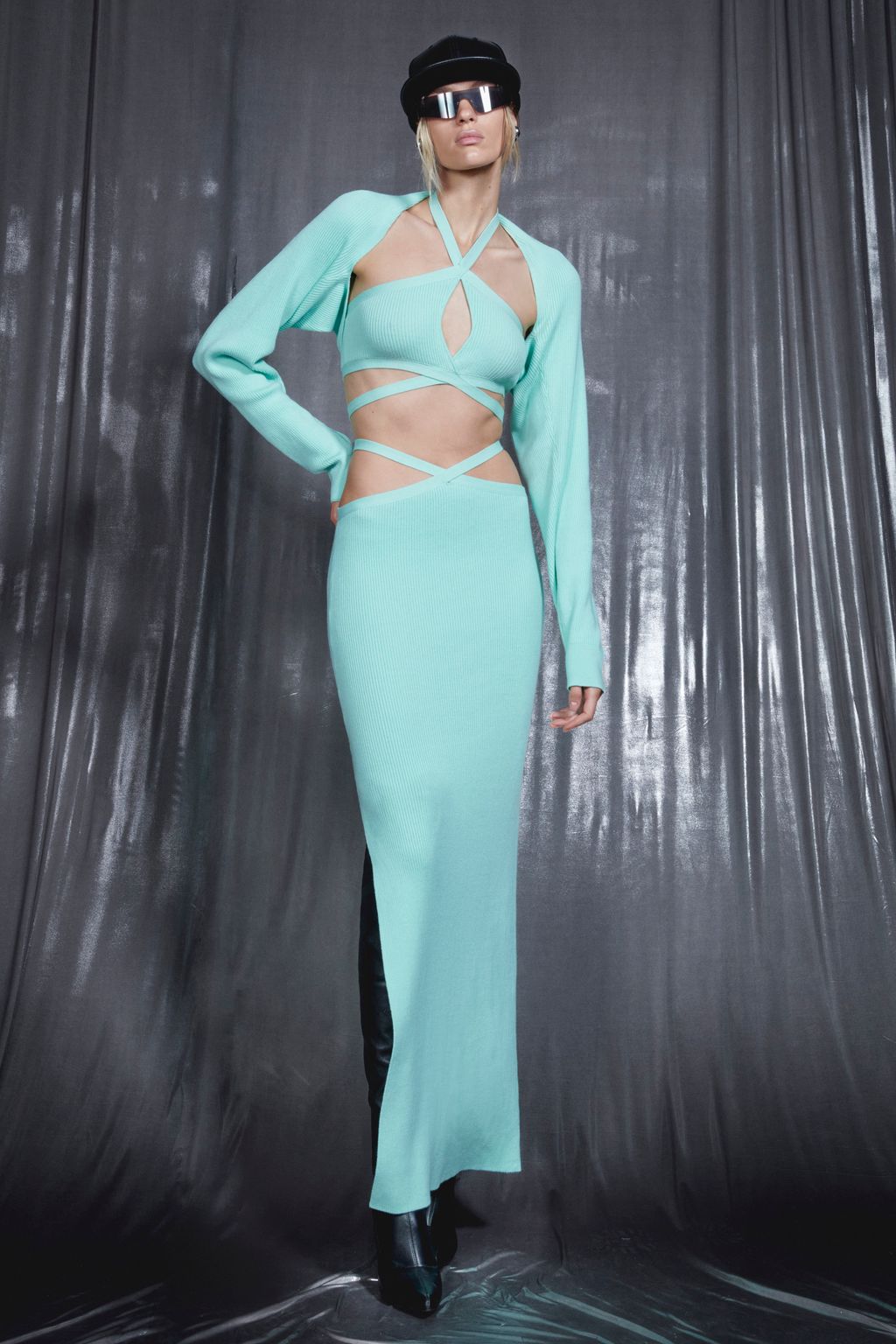 Fashion Week New York Resort 2024 look 17 de la collection LaPointe womenswear