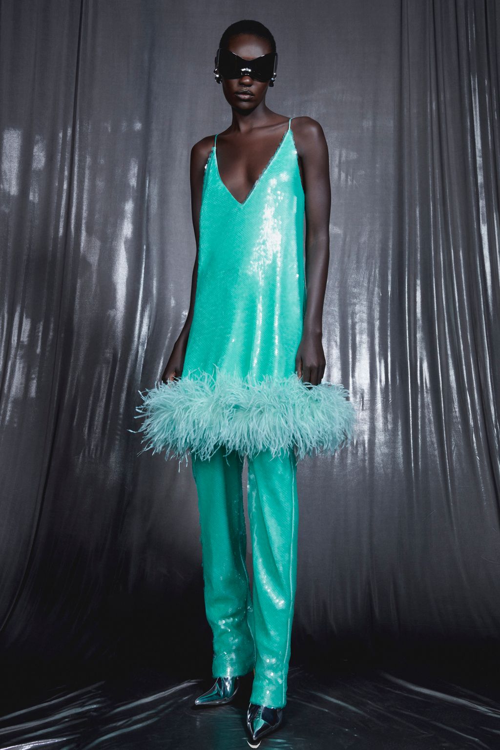 Fashion Week New York Resort 2024 look 19 de la collection LaPointe womenswear