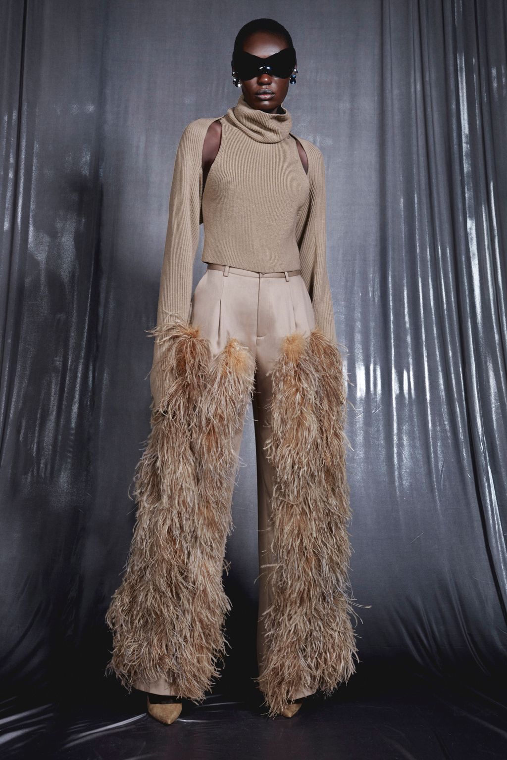 Fashion Week New York Resort 2024 look 7 from the LaPointe collection womenswear
