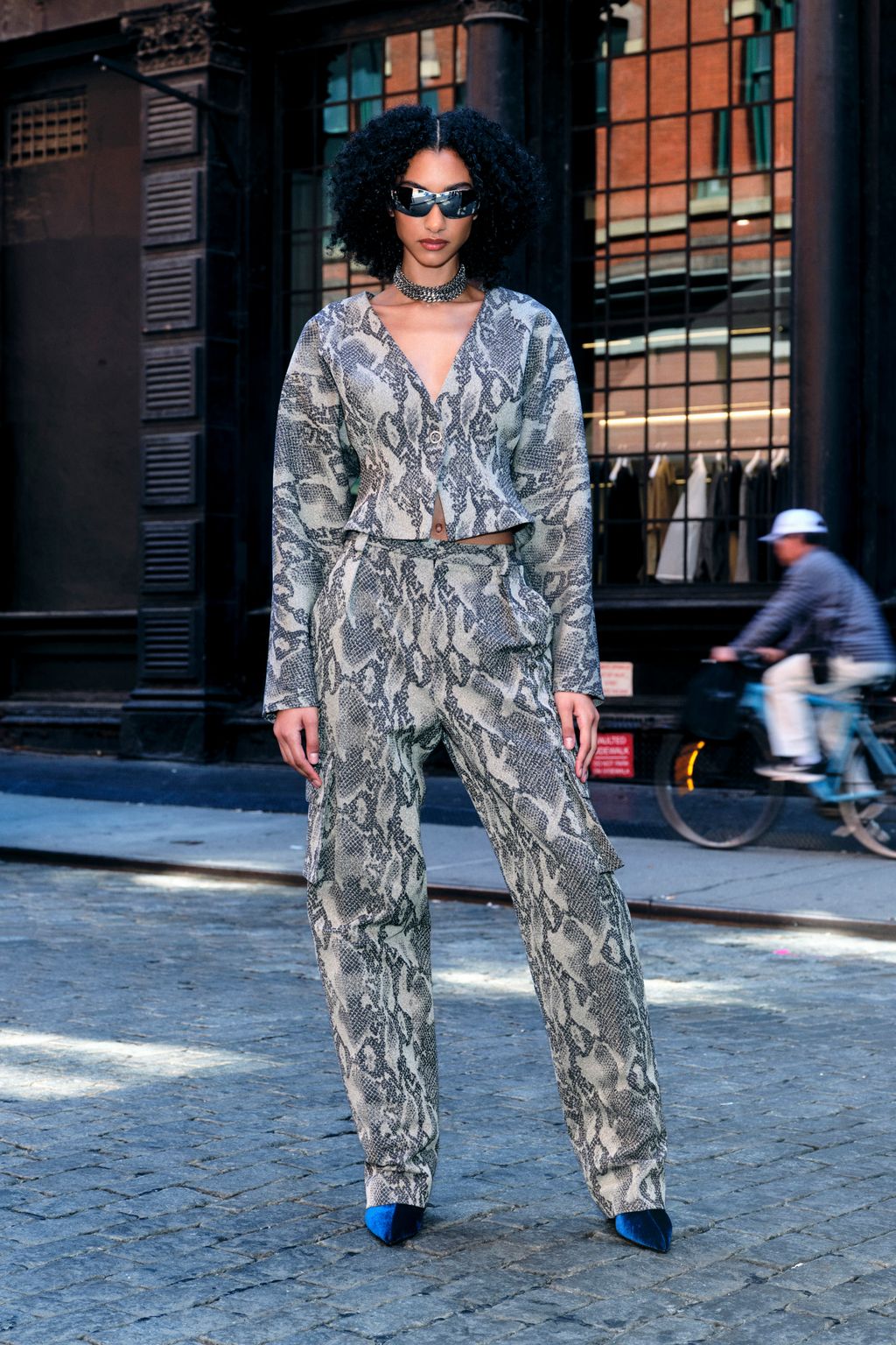 Fashion Week New York Resort 2025 look 8 from the LaPointe collection womenswear