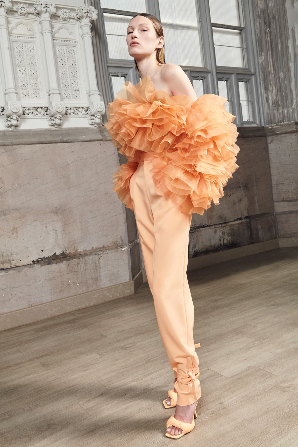 Fashion Week New York Spring/Summer 2023 look 1 de la collection LaPointe womenswear