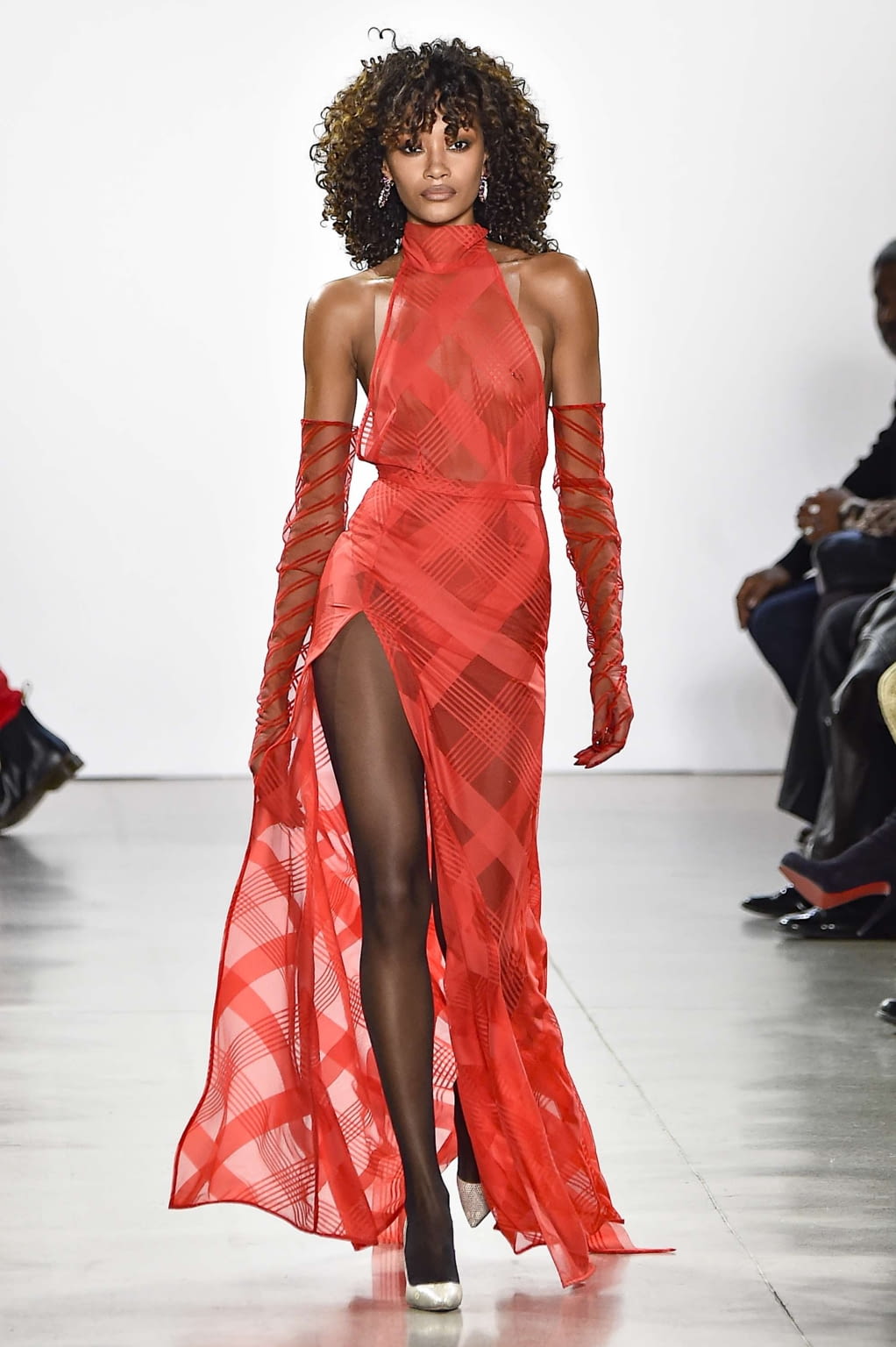 Fashion Week New York Fall/Winter 2019 look 25 from the LaQuan Smith collection 女装