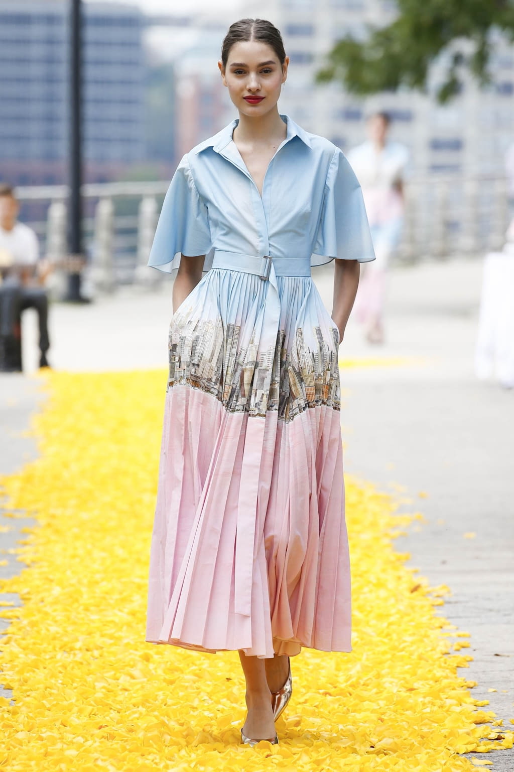 Fashion Week New York Spring/Summer 2020 look 1 from the Lela Rose collection womenswear