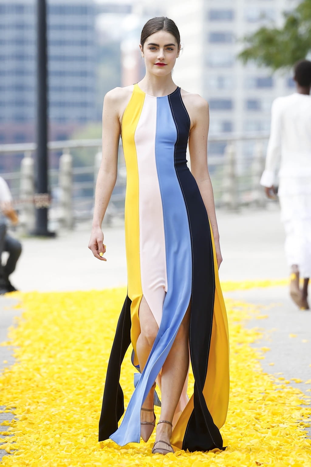 Fashion Week New York Spring/Summer 2020 look 10 from the Lela Rose collection womenswear