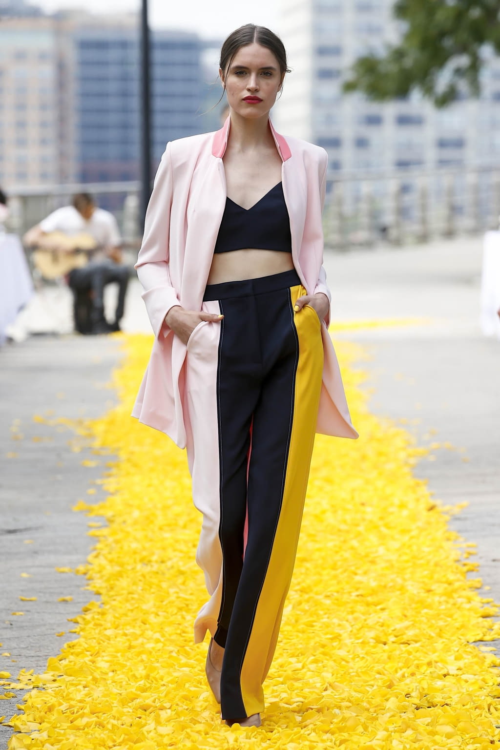 Fashion Week New York Spring/Summer 2020 look 11 from the Lela Rose collection womenswear