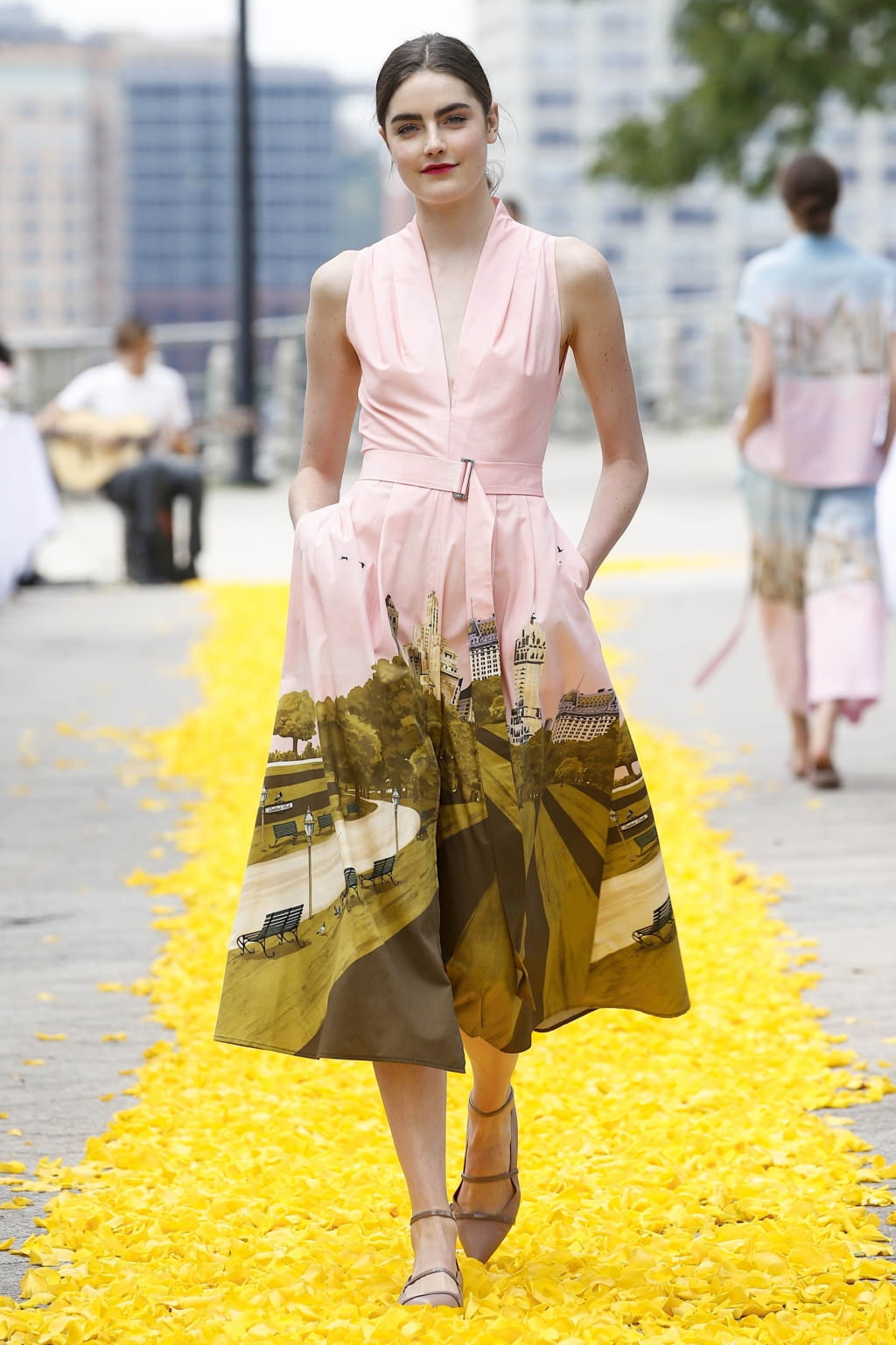Fashion Week New York Spring/Summer 2020 look 23 from the Lela Rose collection womenswear