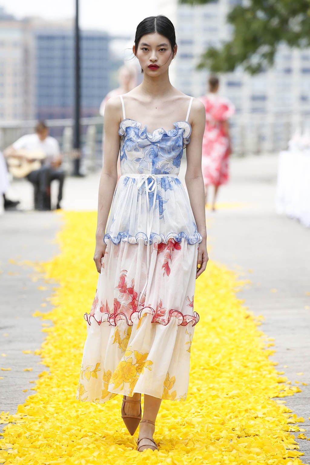 Fashion Week New York Spring/Summer 2020 look 27 from the Lela Rose collection womenswear