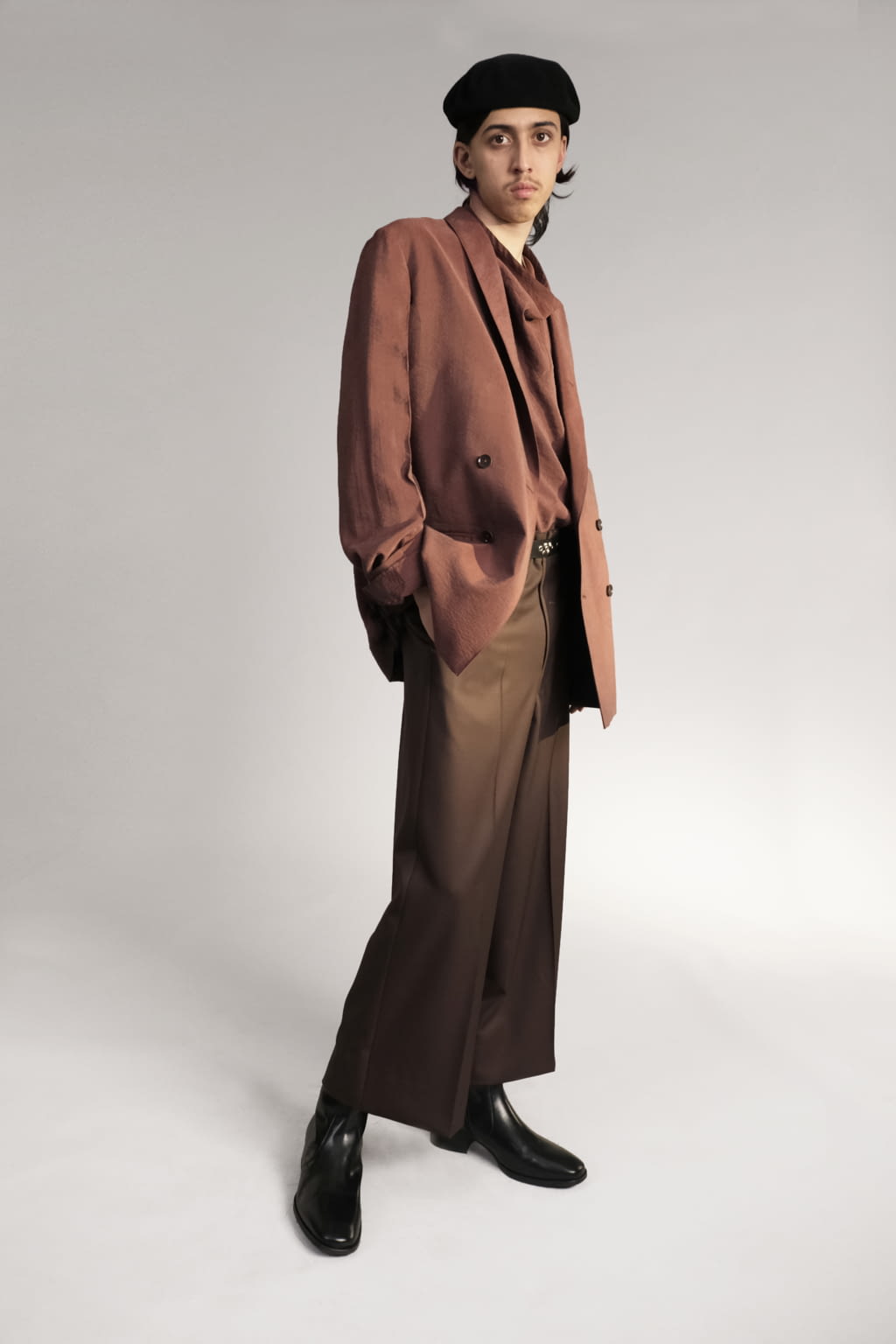 Fashion Week Paris Fall/Winter 2019 look 11 from the Lemaire collection menswear