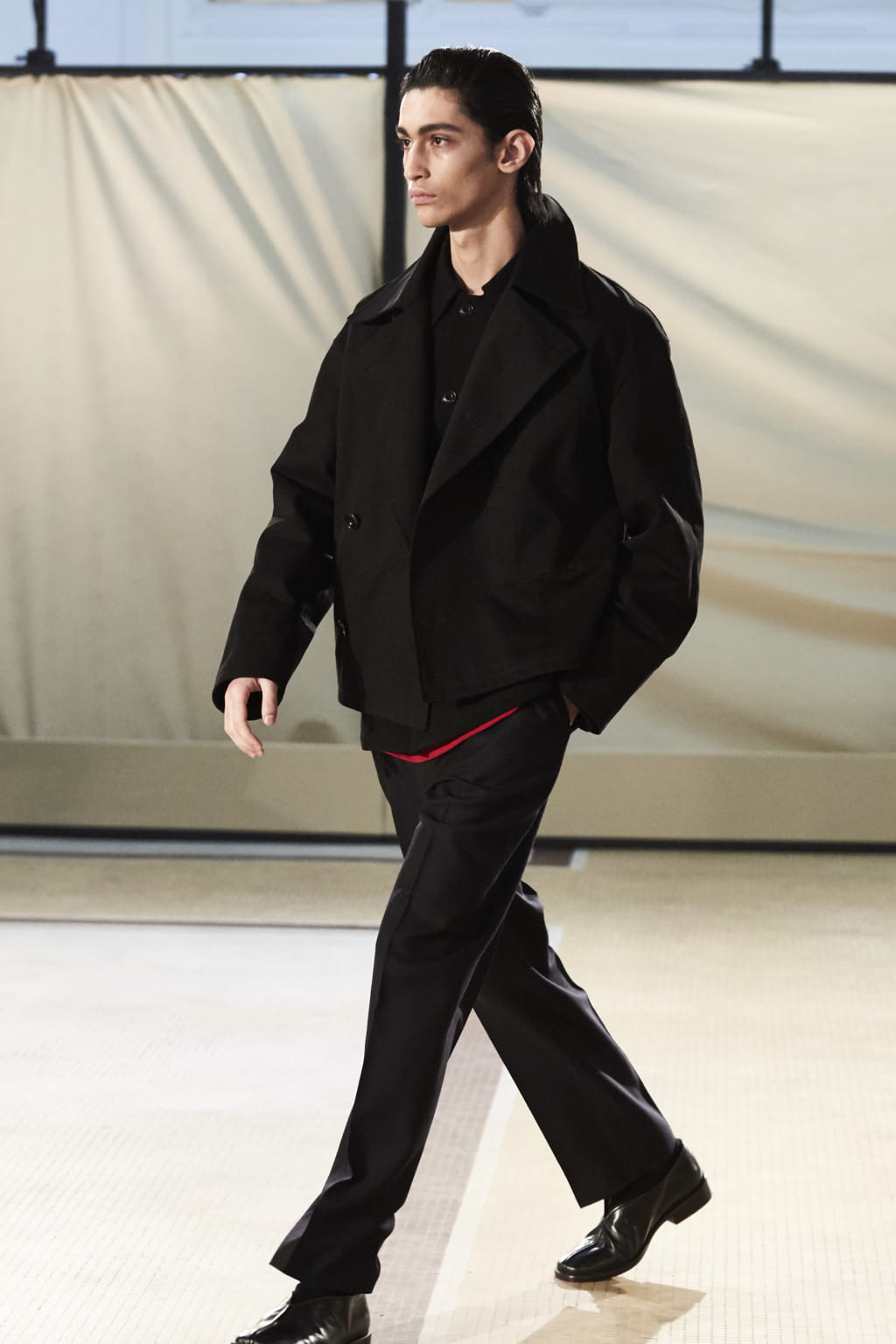 Fashion Week Paris Fall/Winter 2017 look 14 from the Lemaire collection menswear