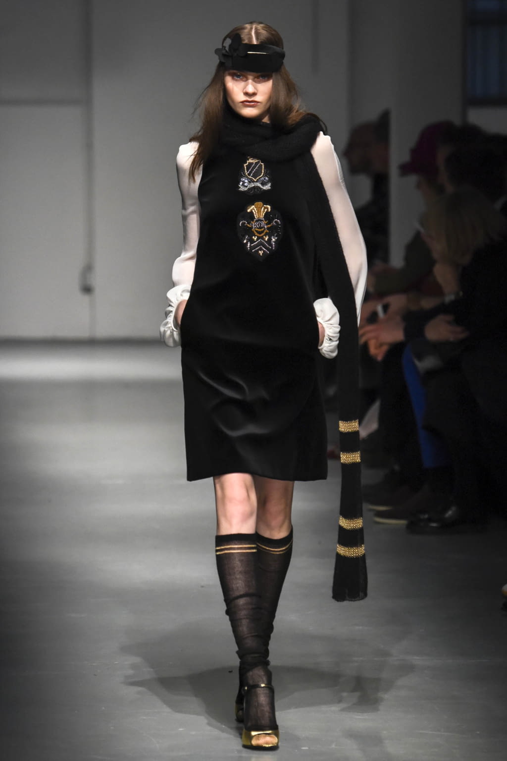 Fashion Week Milan Fall/Winter 2017 look 31 from the Les Copains collection womenswear