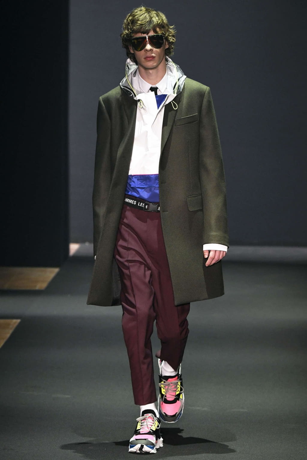 Fashion Week Milan Fall/Winter 2019 look 6 from the Les Hommes collection menswear