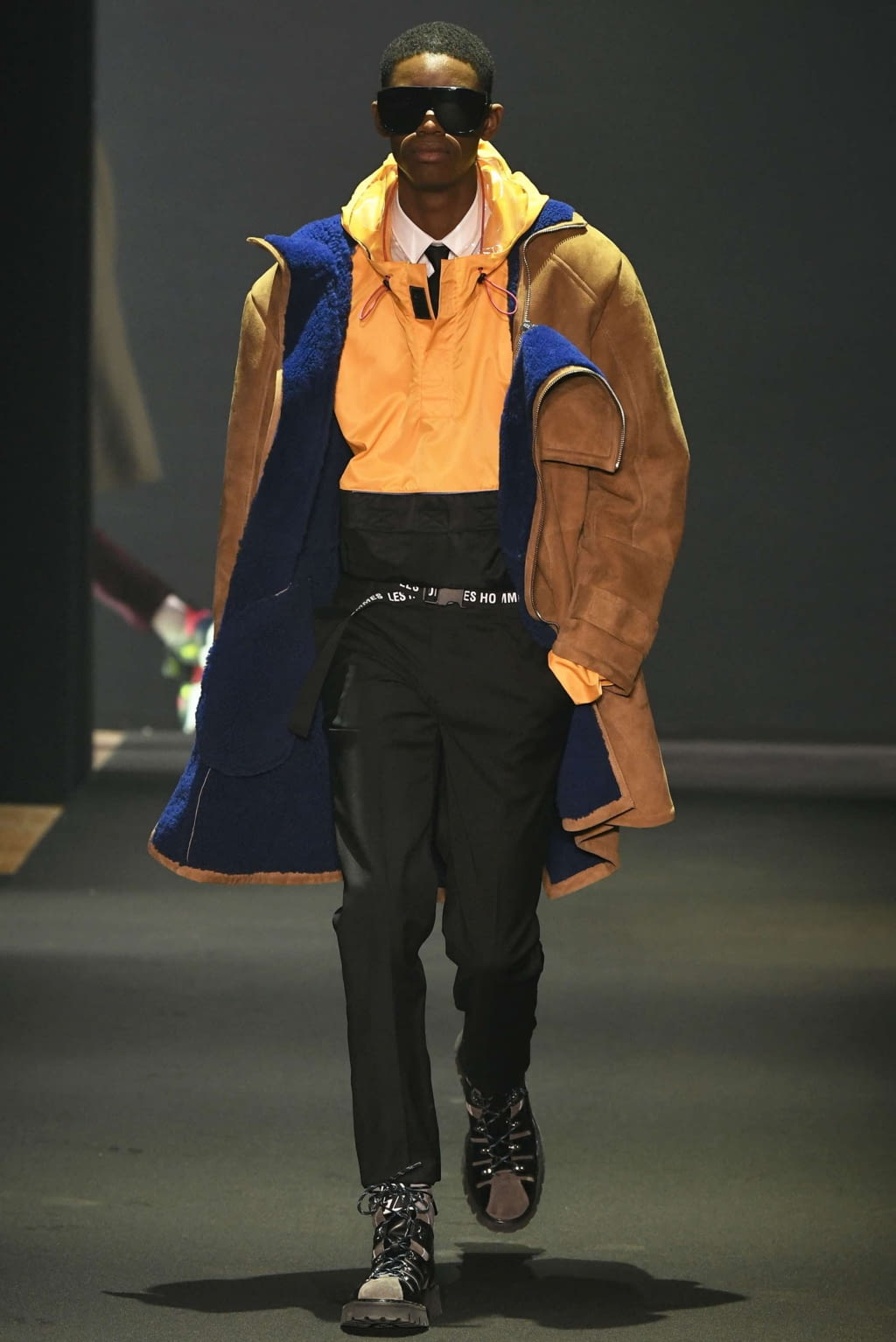 Fashion Week Milan Fall/Winter 2019 look 10 from the Les Hommes collection menswear