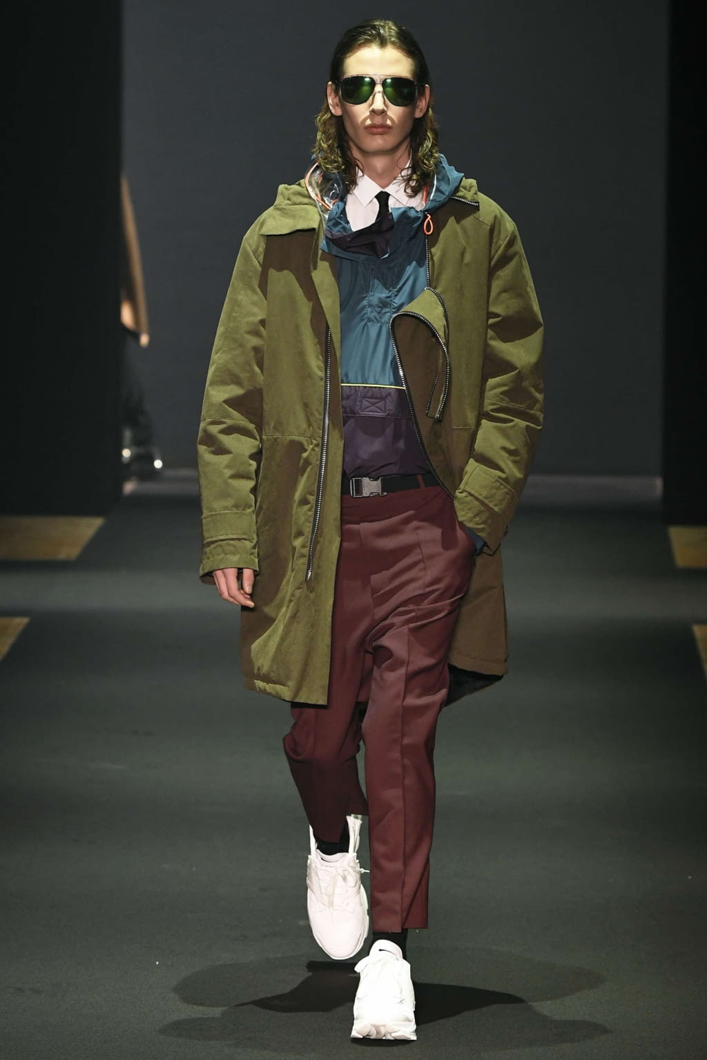 Fashion Week Milan Fall/Winter 2019 look 14 from the Les Hommes collection menswear