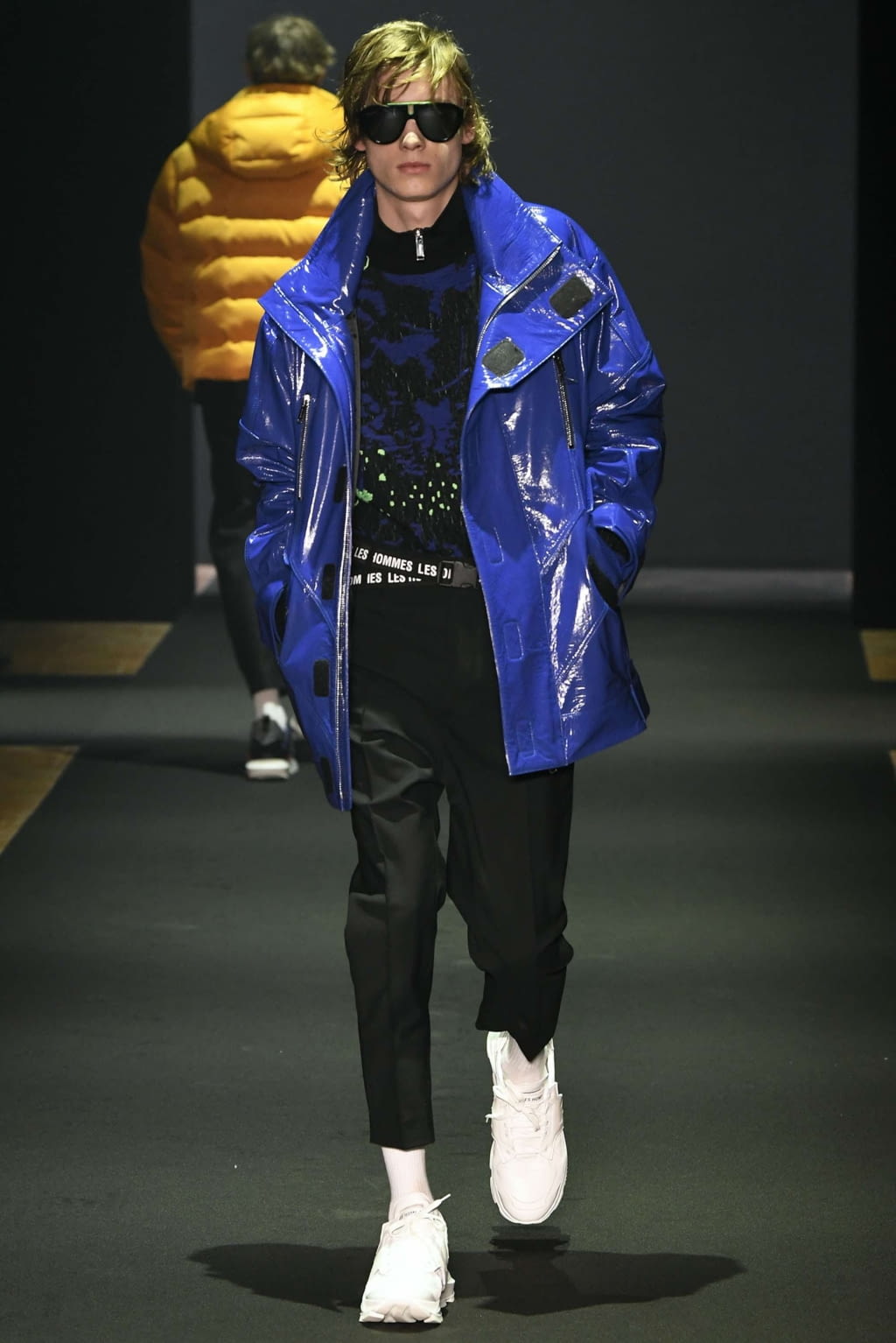 Fashion Week Milan Fall/Winter 2019 look 23 from the Les Hommes collection 男装