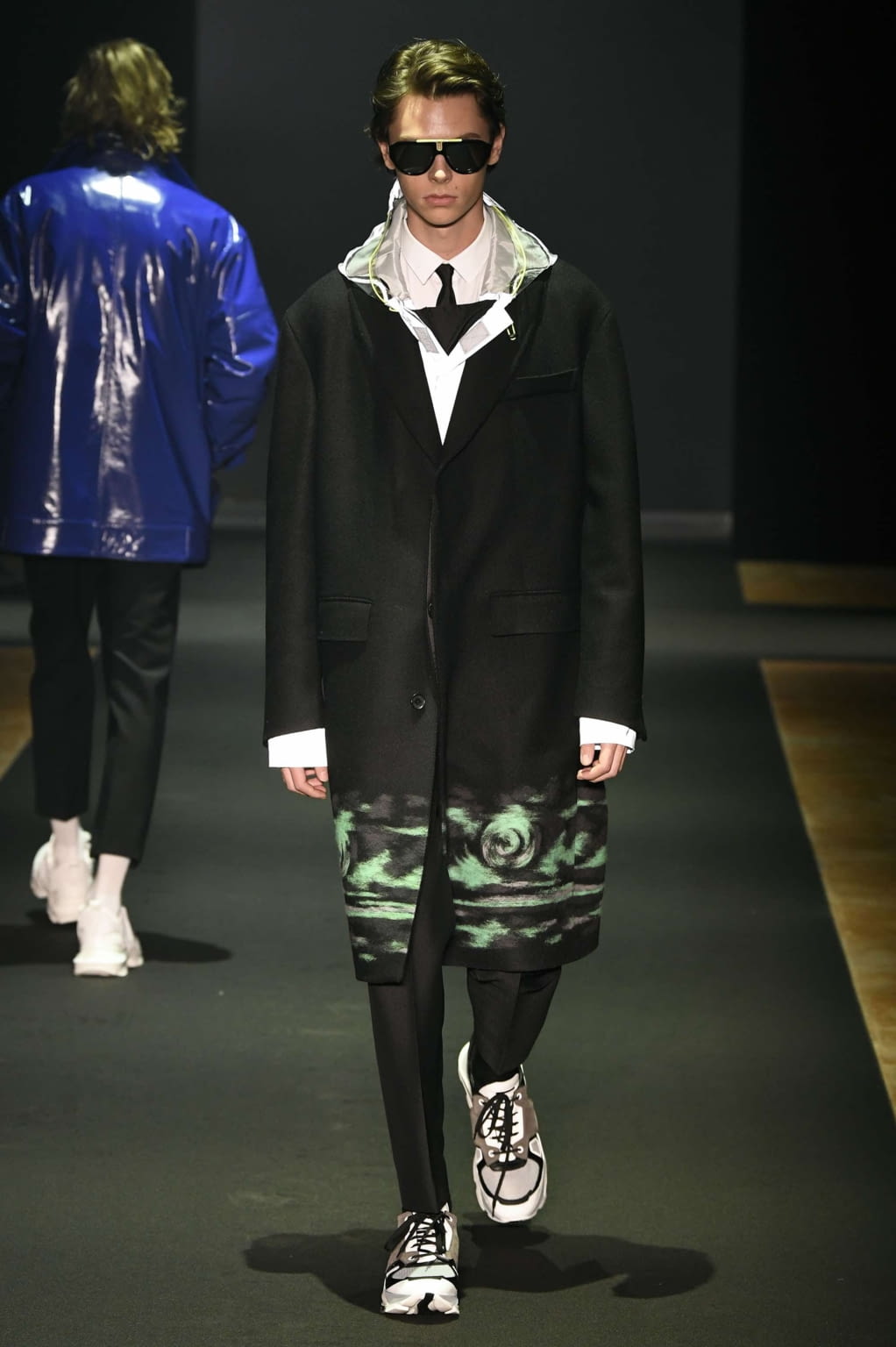 Fashion Week Milan Fall/Winter 2019 look 27 from the Les Hommes collection menswear